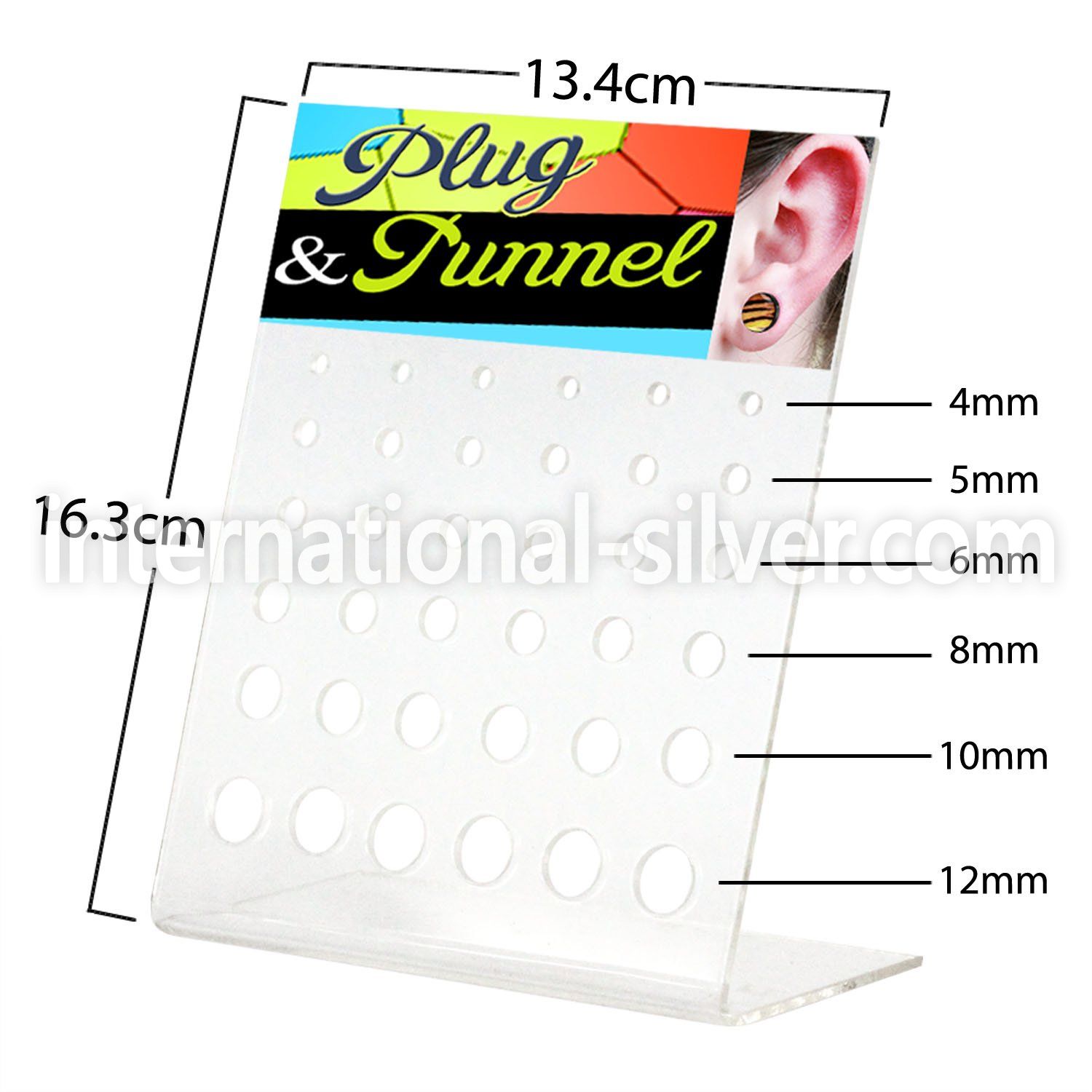 dac46 displays acrylic body jewelry belly button