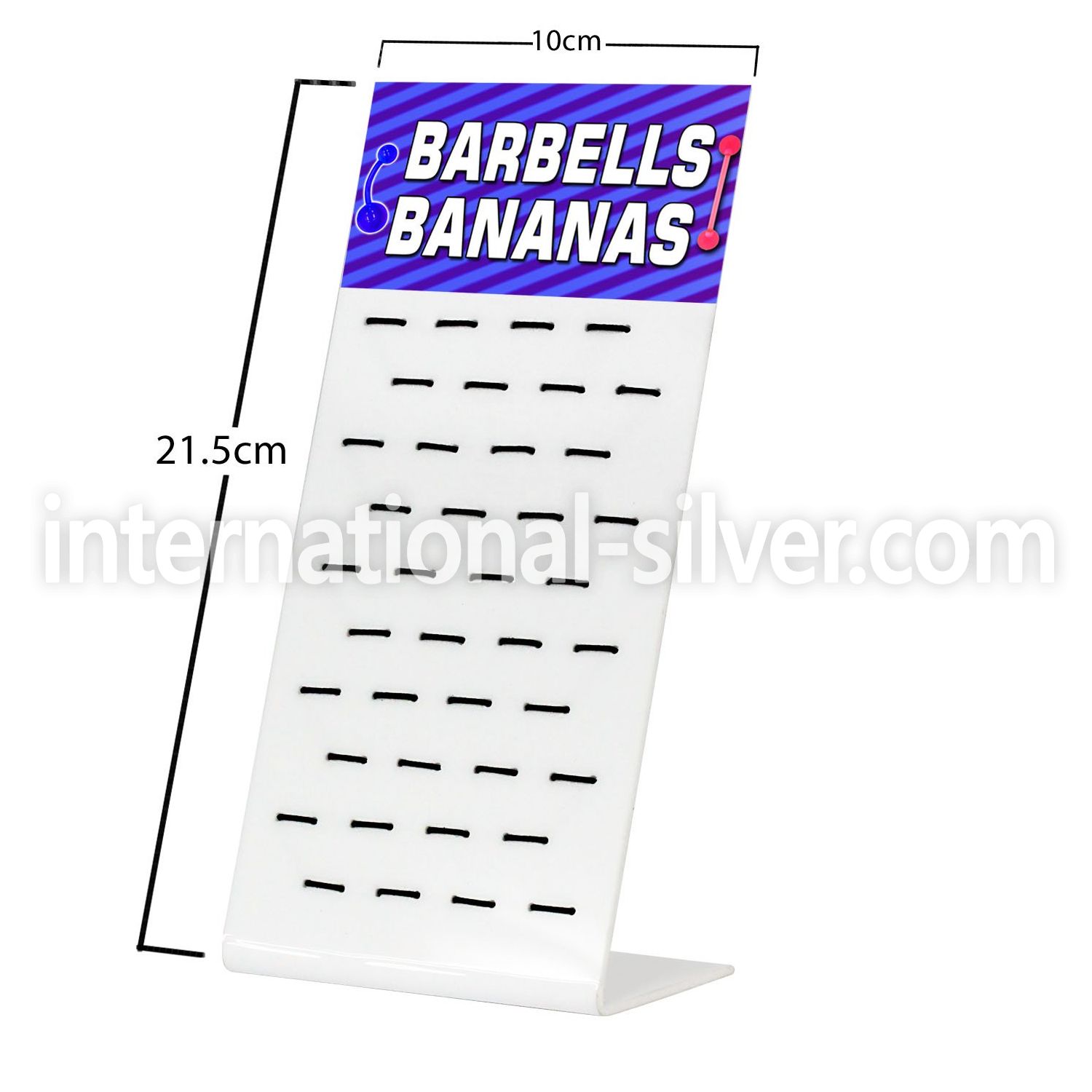 dac50 displays acrylic body jewelry belly button