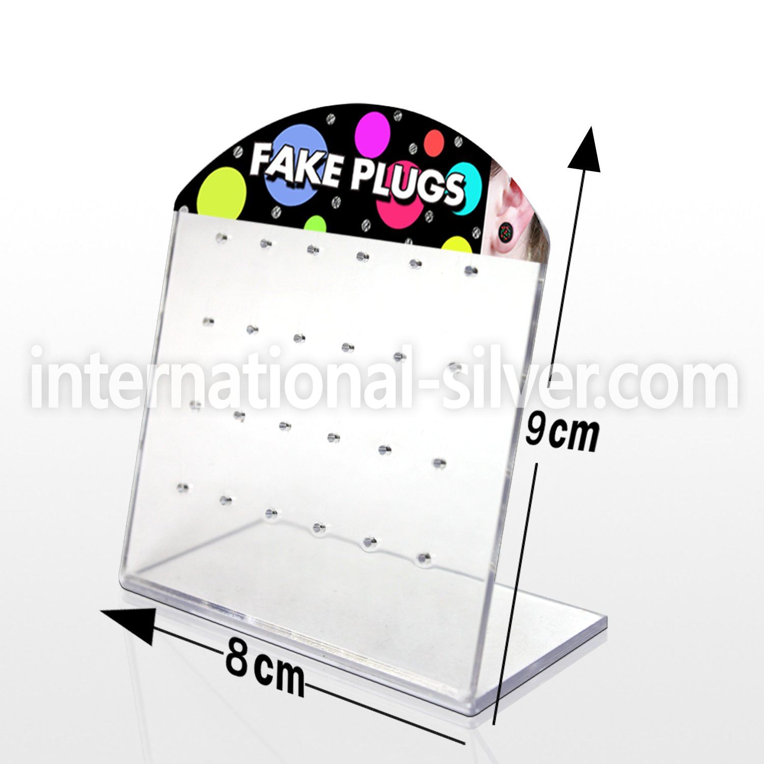 dac74 displays acrylic body jewelry belly button