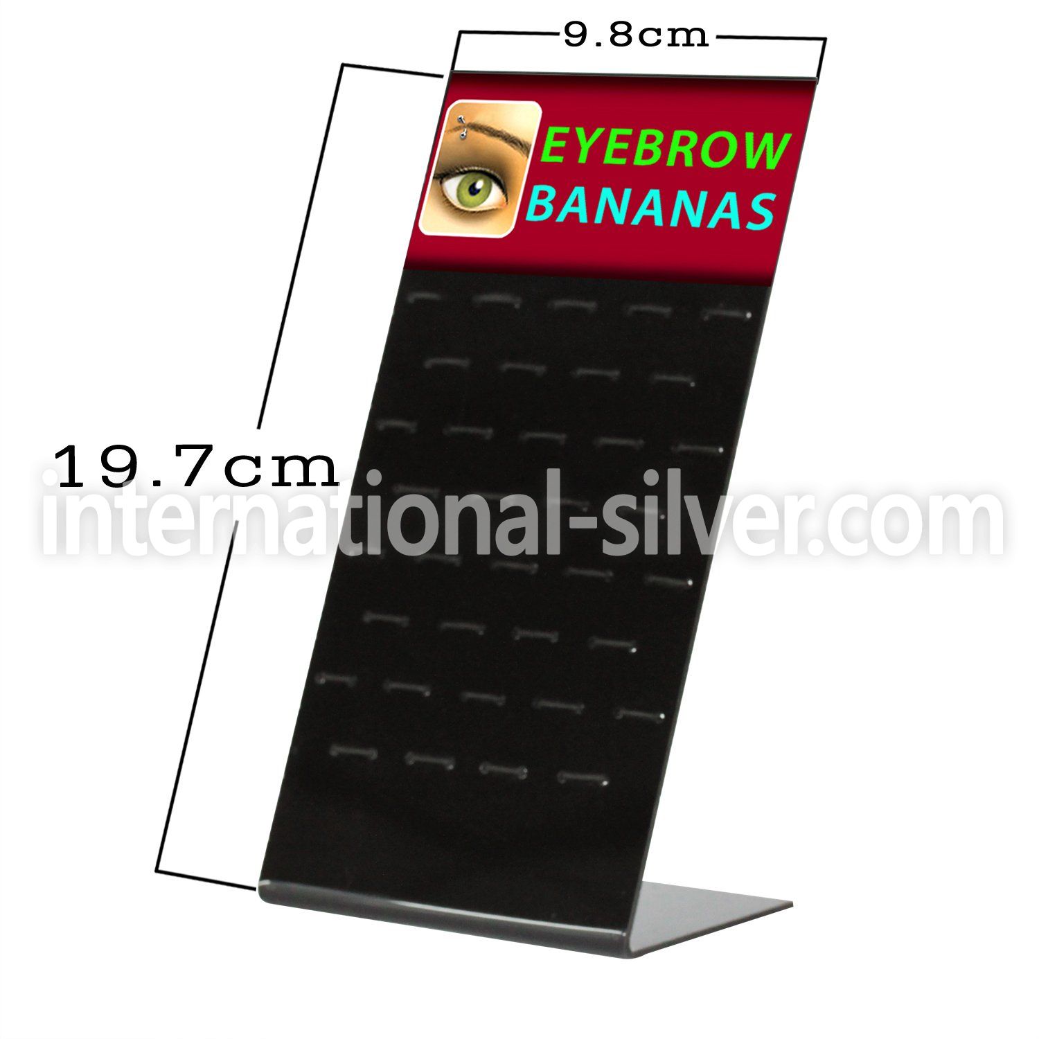 dac81 displays acrylic body jewelry belly button