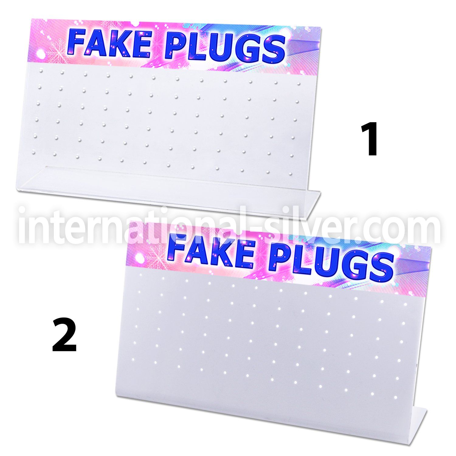 dac87 displays acrylic body jewelry 