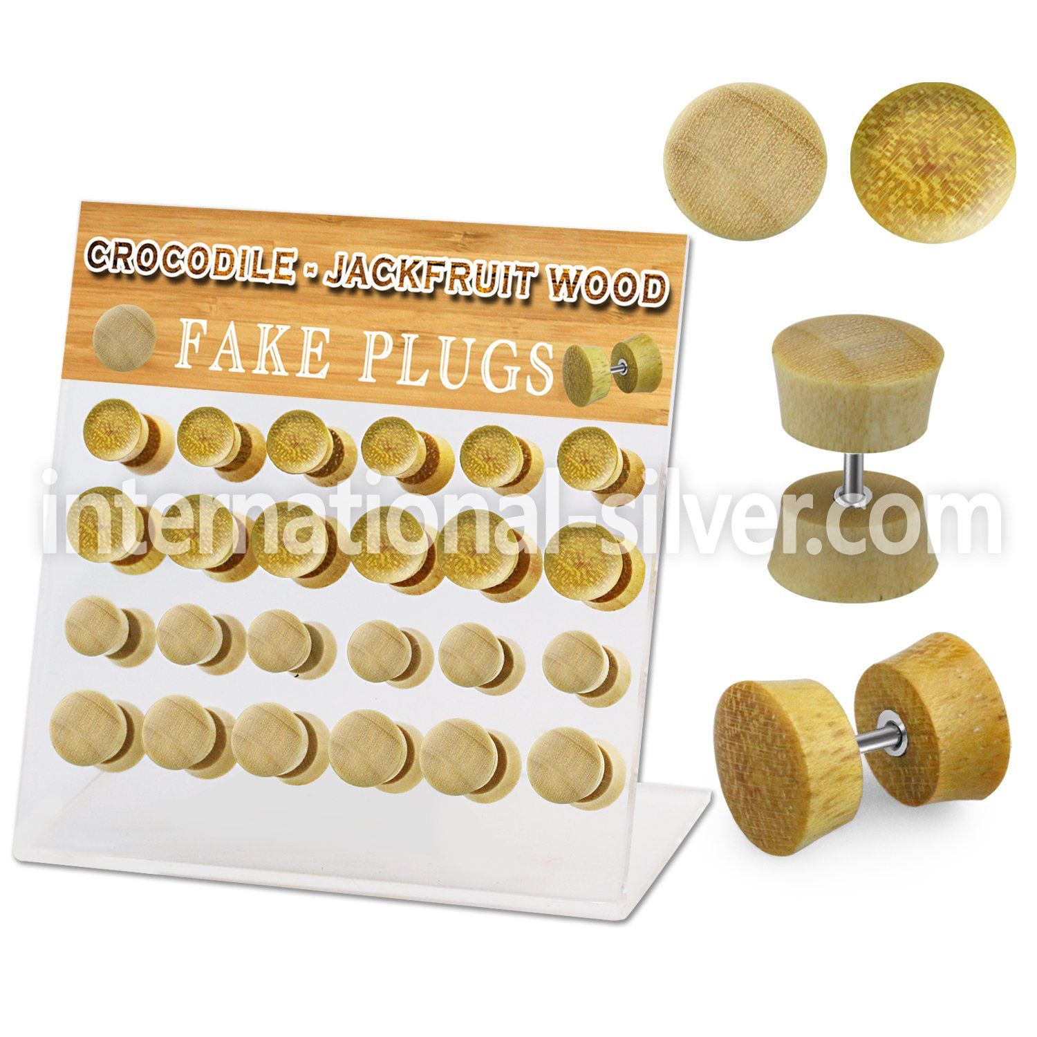 dacb175 cheaters  illusion plugs and tapers organic body jewelry ear lobe