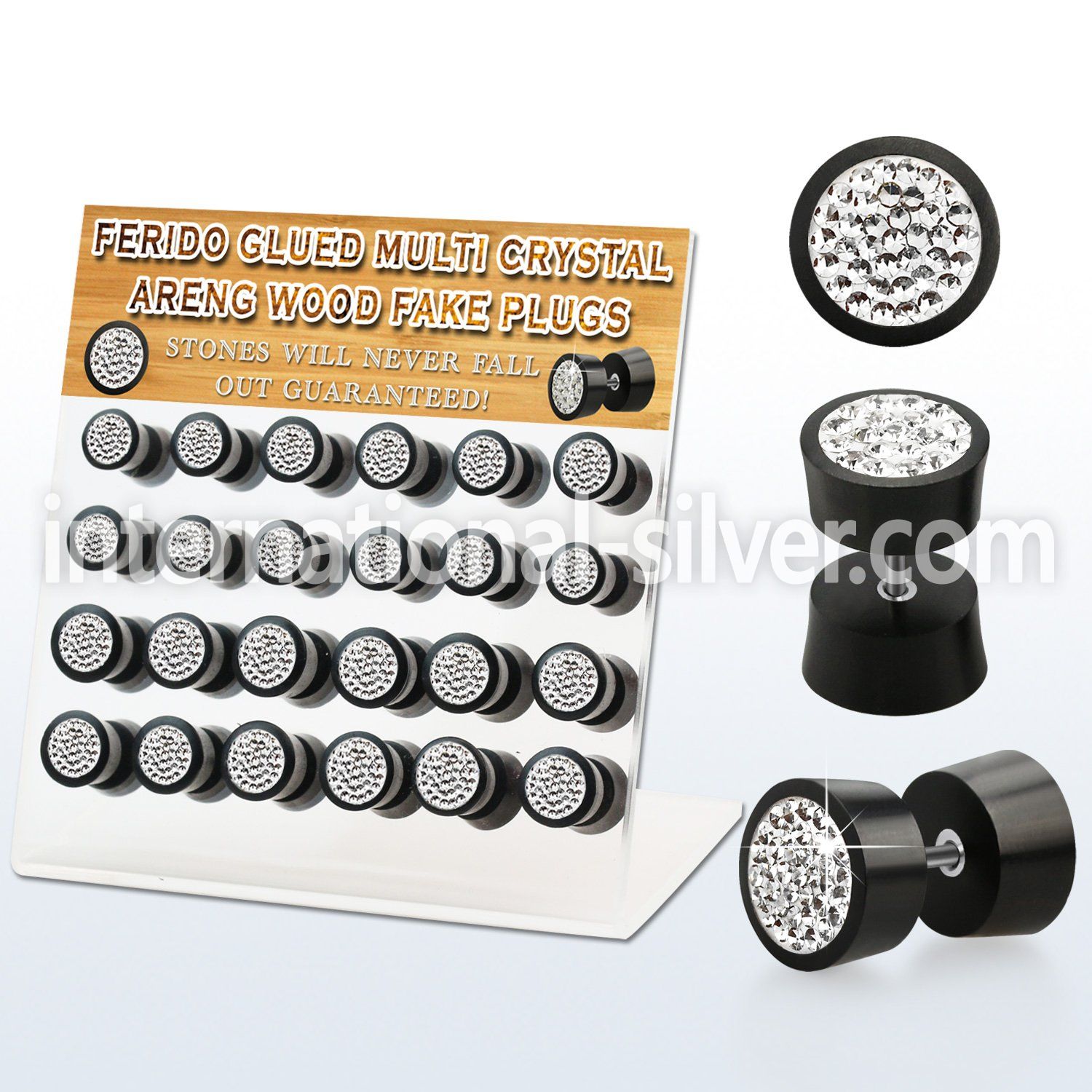 dacb185 cheaters  illusion plugs and tapers organic body jewelry ear lobe