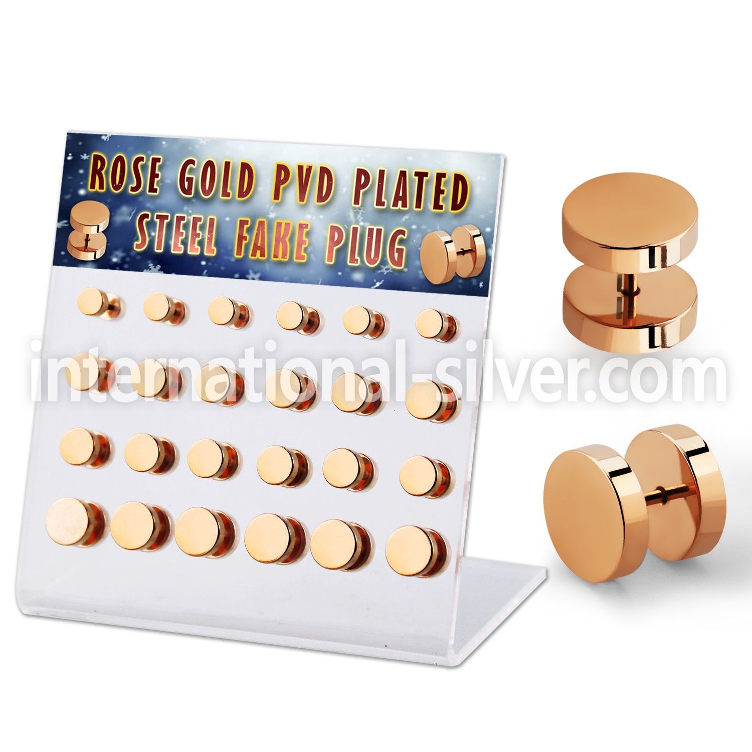 dacb211 cheaters  illusion plugs and tapers anodized surgical steel 316l ear lobe