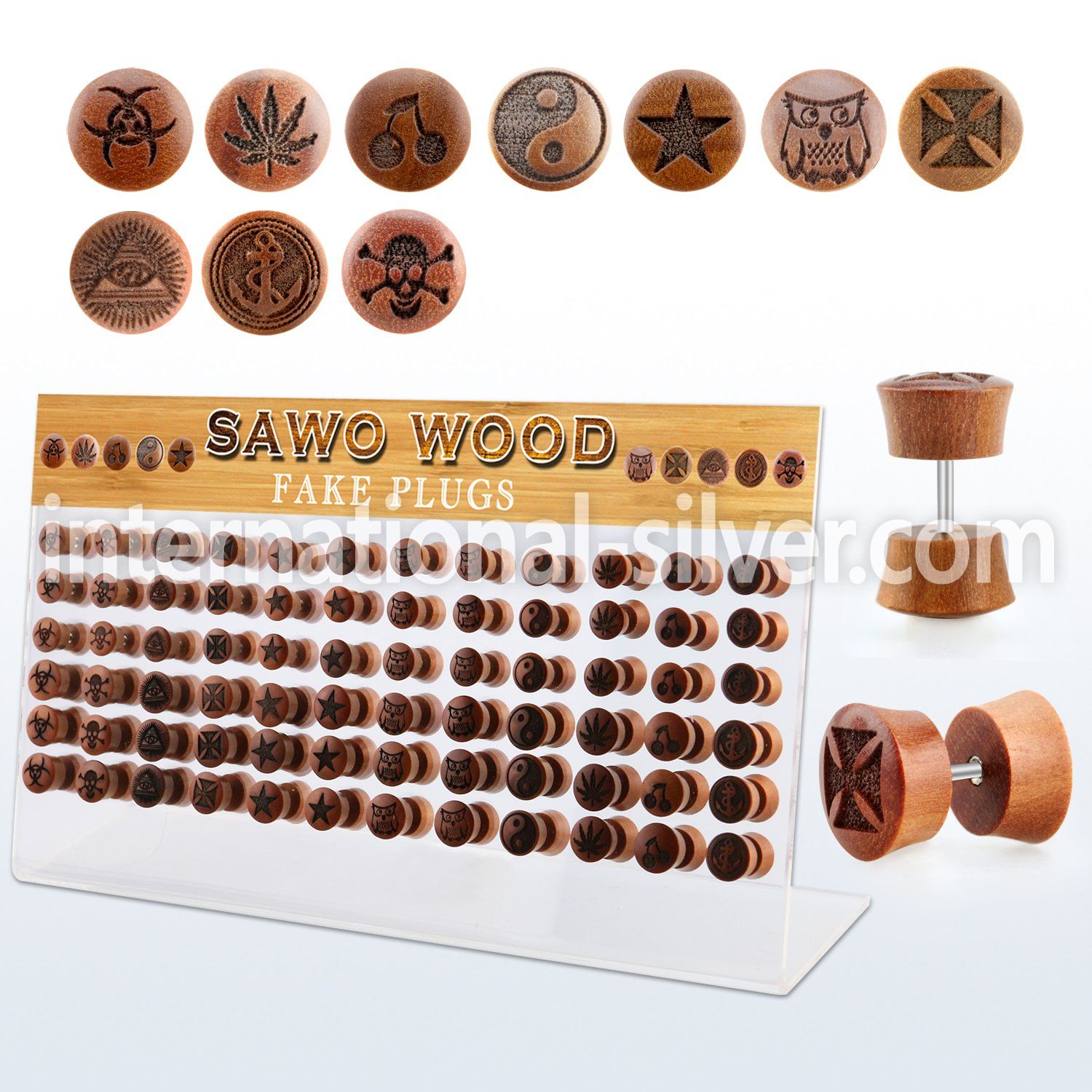 dacb220 cheaters  illusion plugs and tapers organic body jewelry ear lobe