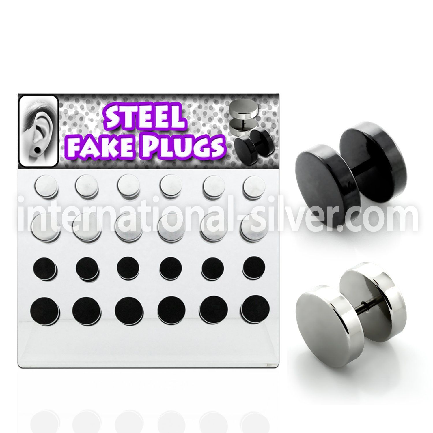 dacb52 cheaters  illusion plugs and tapers anodized surgical steel 316l belly button