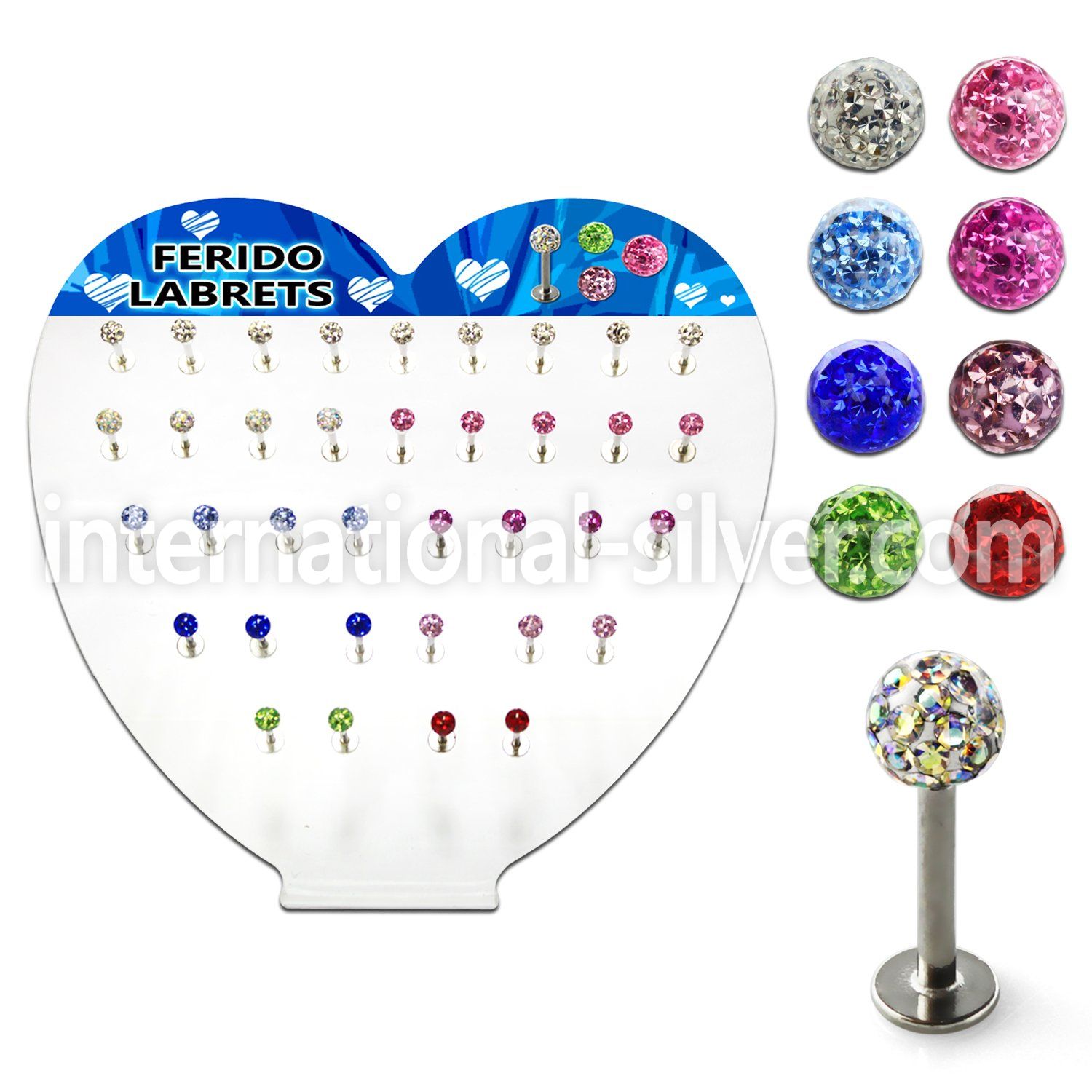 dacb66 labrets lip rings surgical steel 316l labrets chin