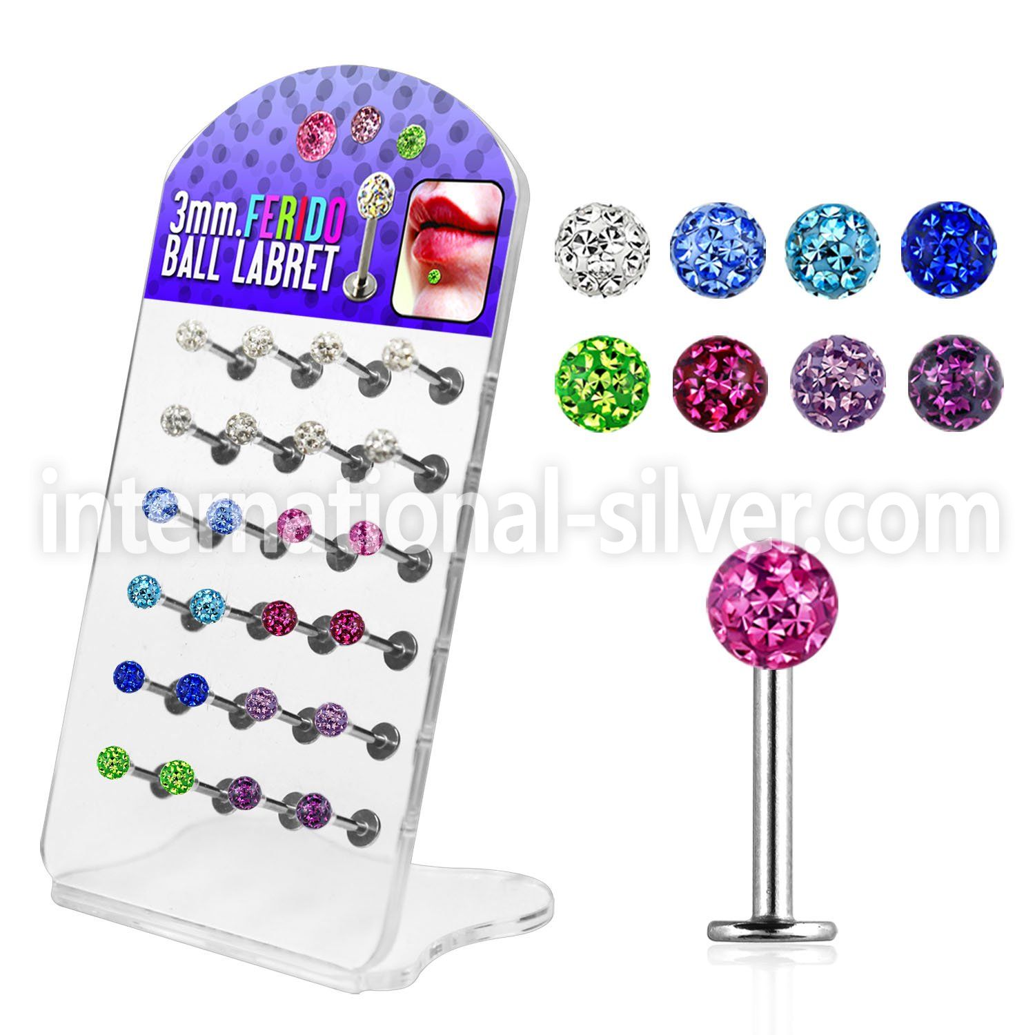 dacb68 labrets lip rings surgical steel 316l labrets chin