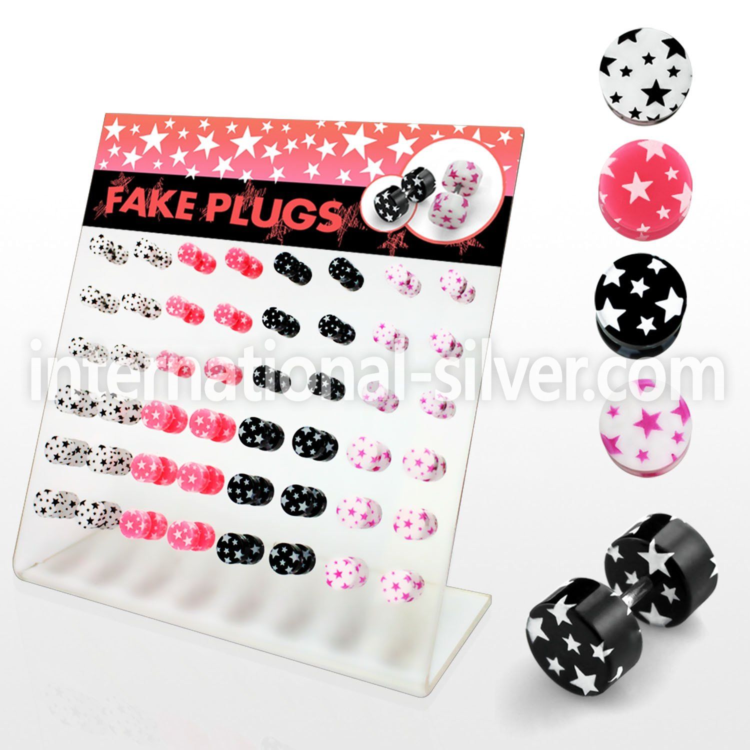 dacb77 cheaters  illusion plugs and tapers acrylic body jewelry belly button