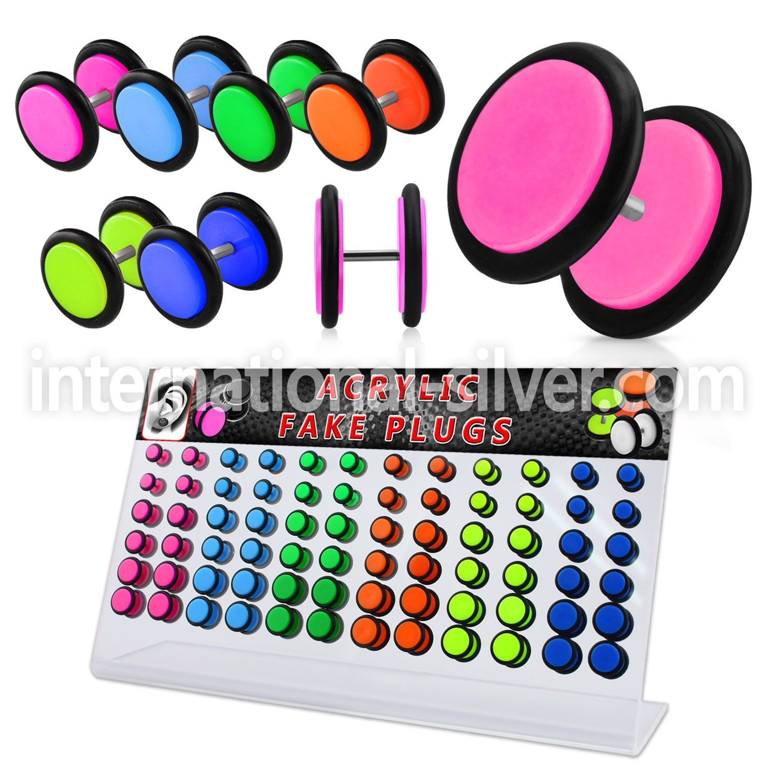 dacb89b cheaters  illusion plugs and tapers acrylic body jewelry belly button