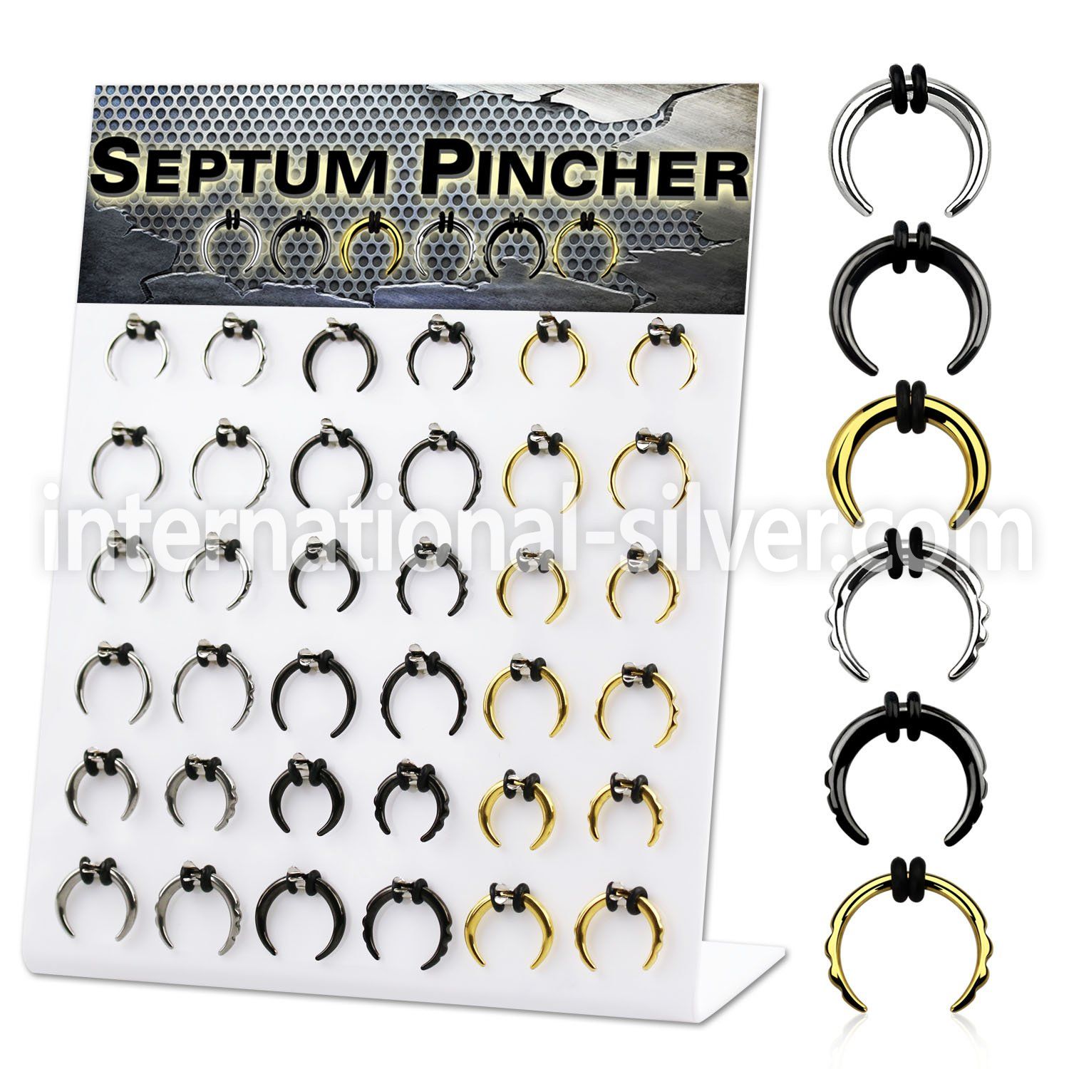 dapg182 tapers surgical steel 316l ear lobe