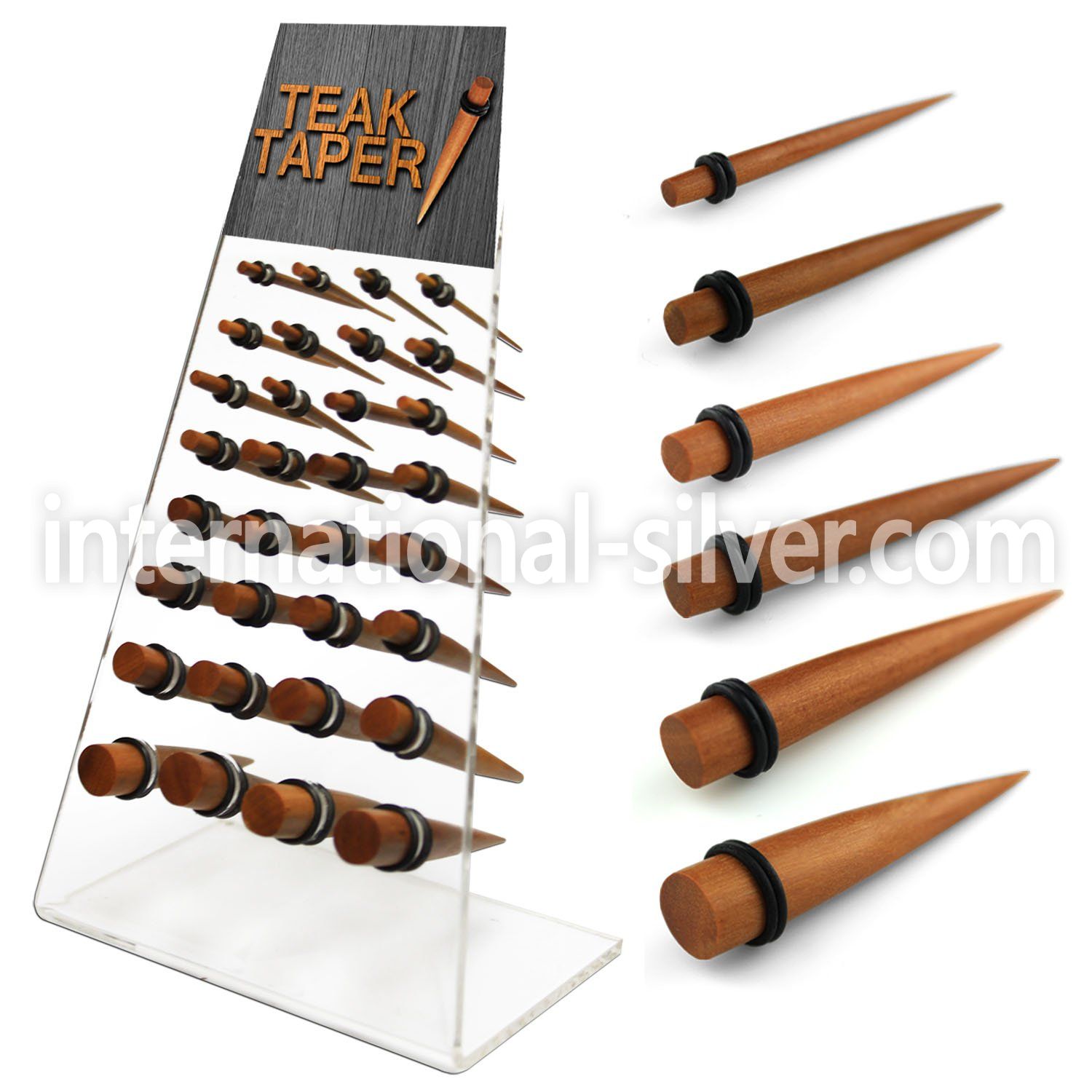 dapg47 tapers organic body jewelry ear lobe