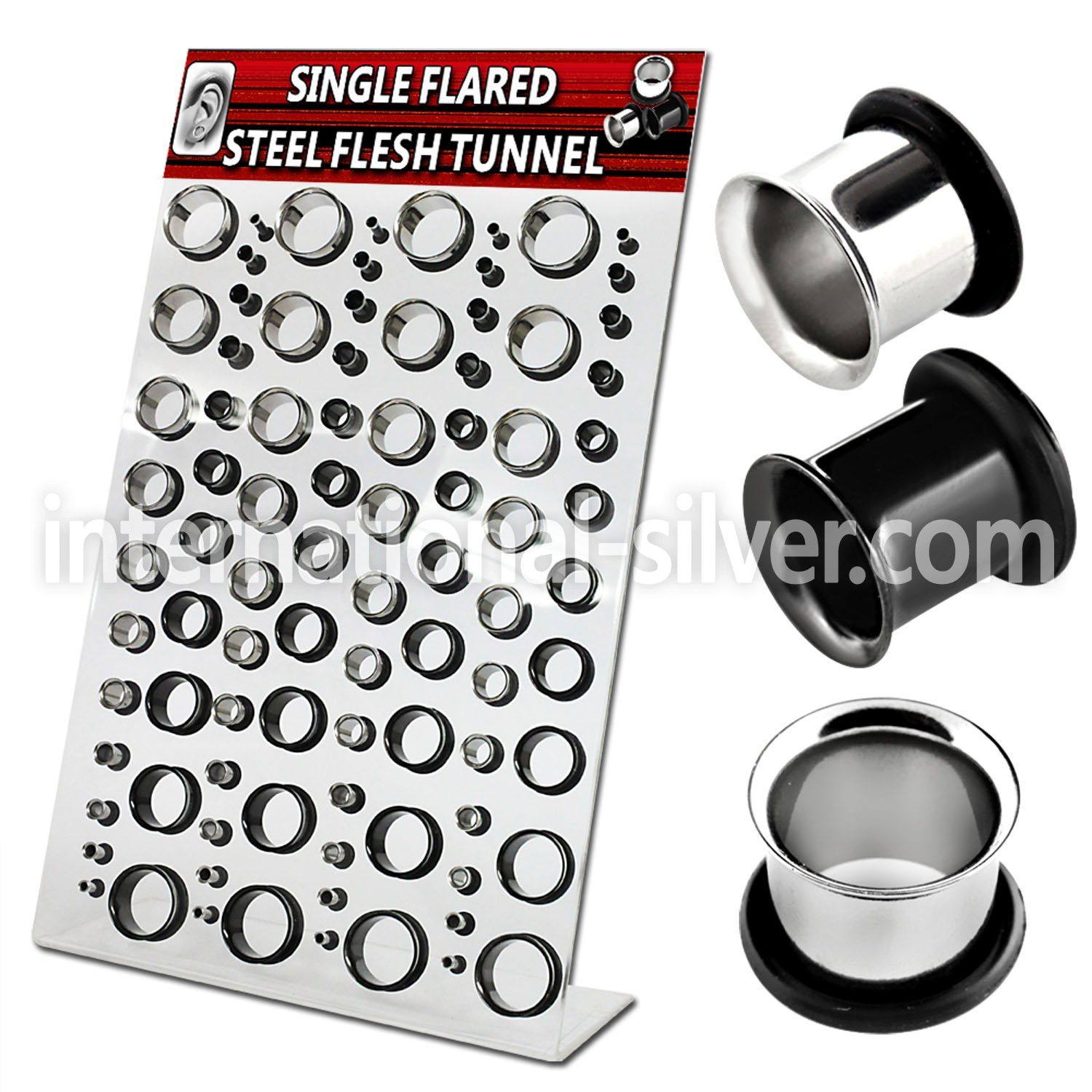 dapg54 tunnels gauges surgical steel 316l ear lobe