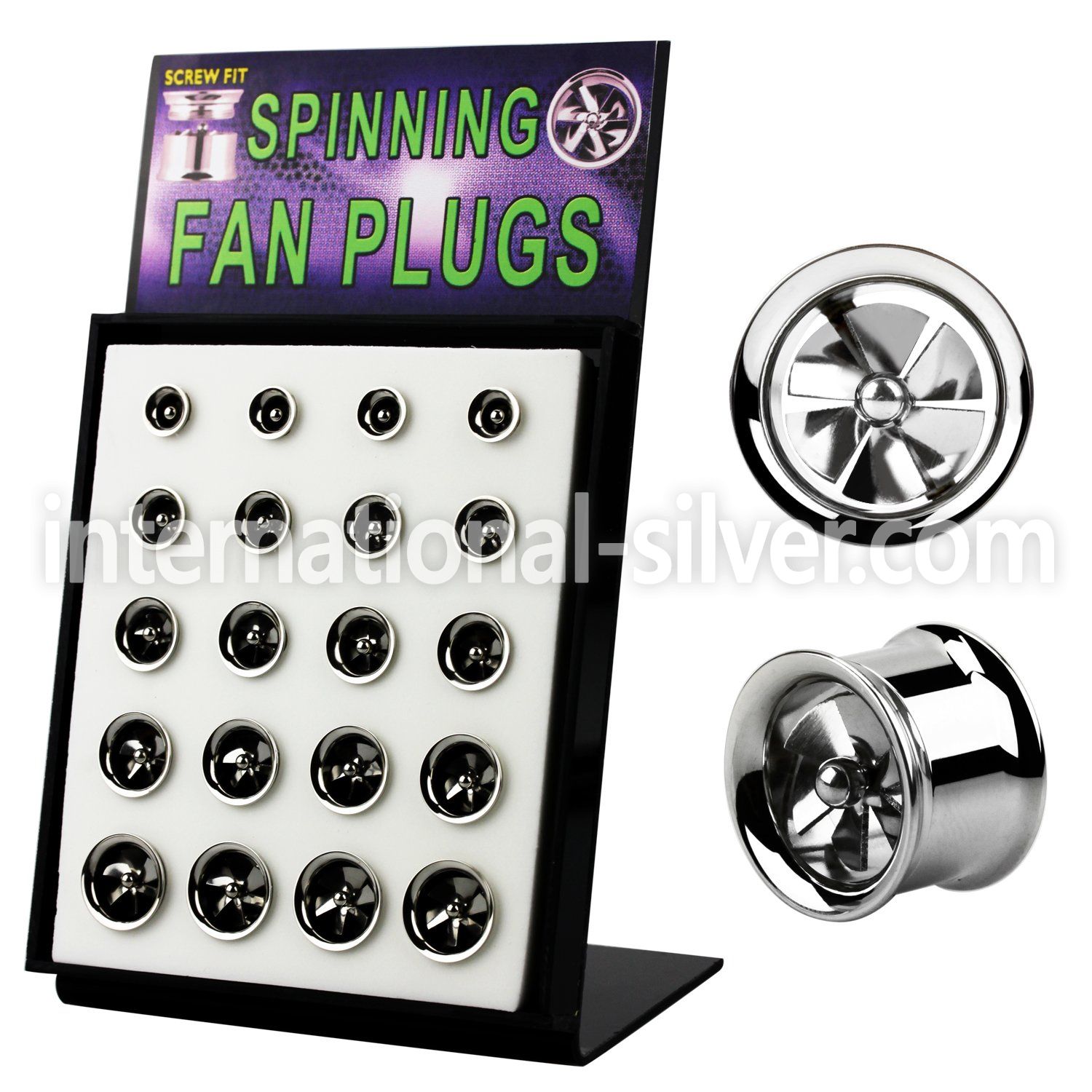 dfpfa tunnels gauges surgical steel 316l ear lobe