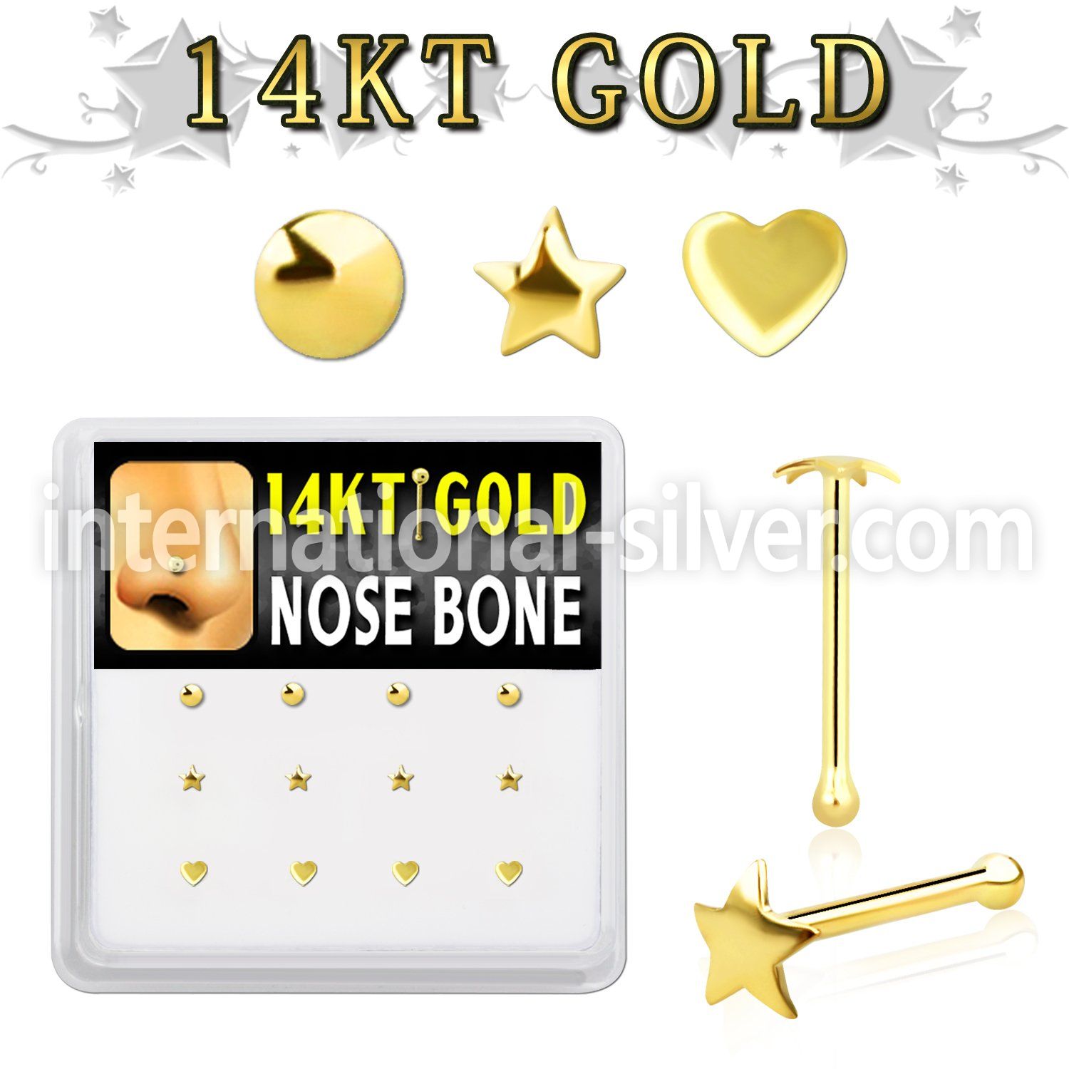 dgnb10 nose bone gold nose