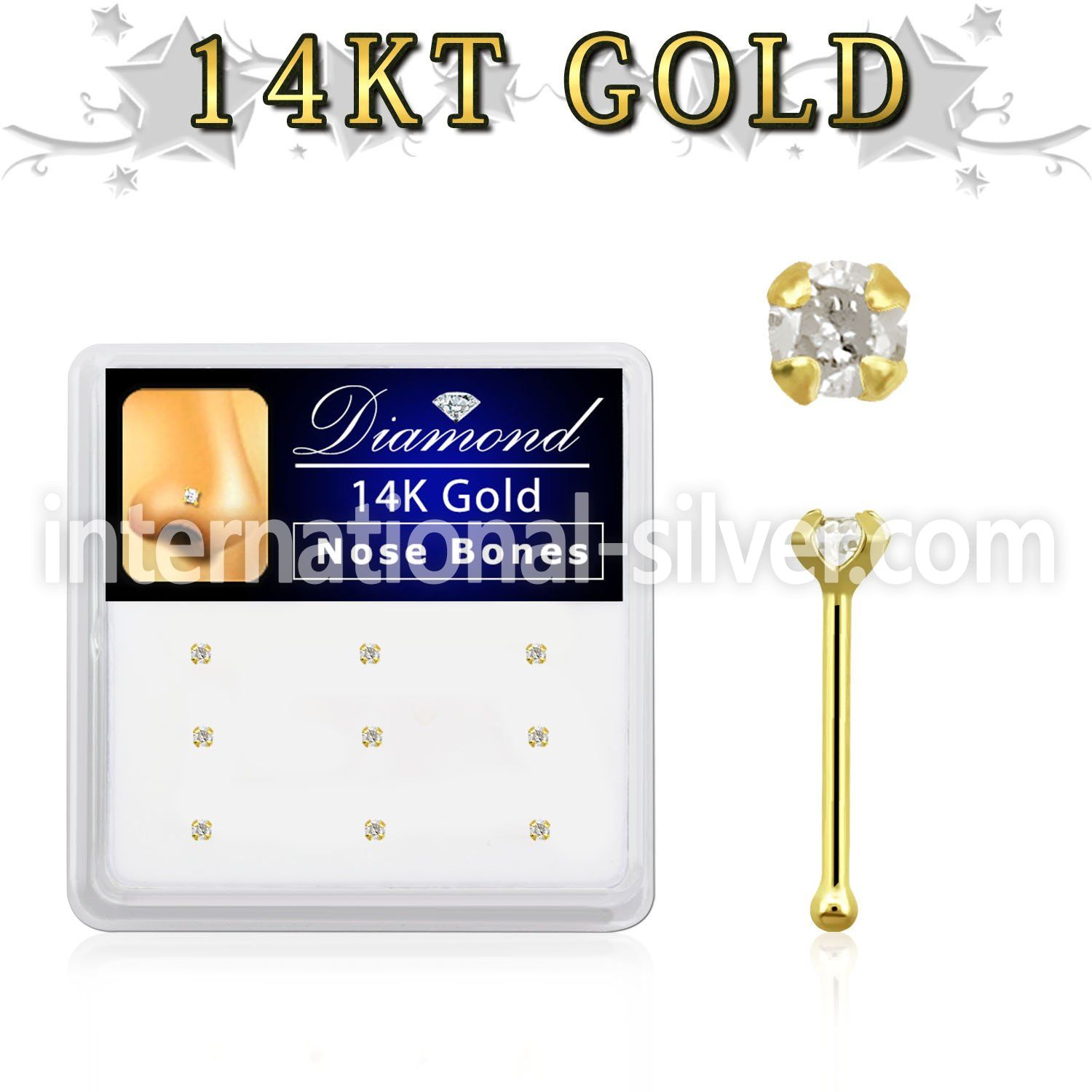 dgnb15 nose bone gold nose