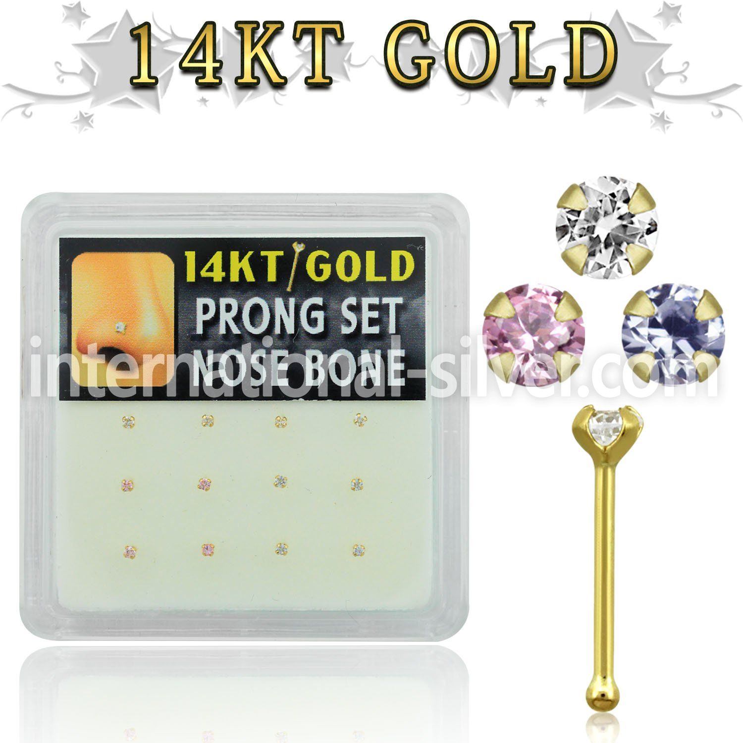 dgnb4 nose bone gold nose