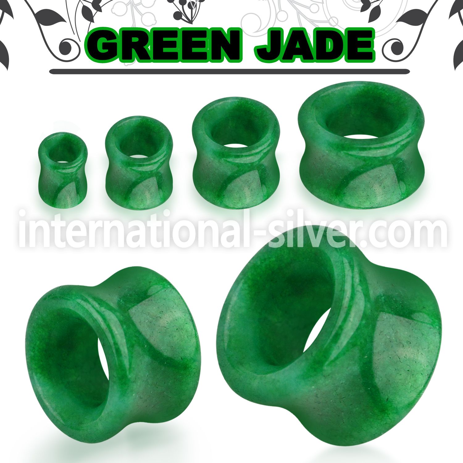 dgsaa tunnels gauges organic body jewelry ear lobe