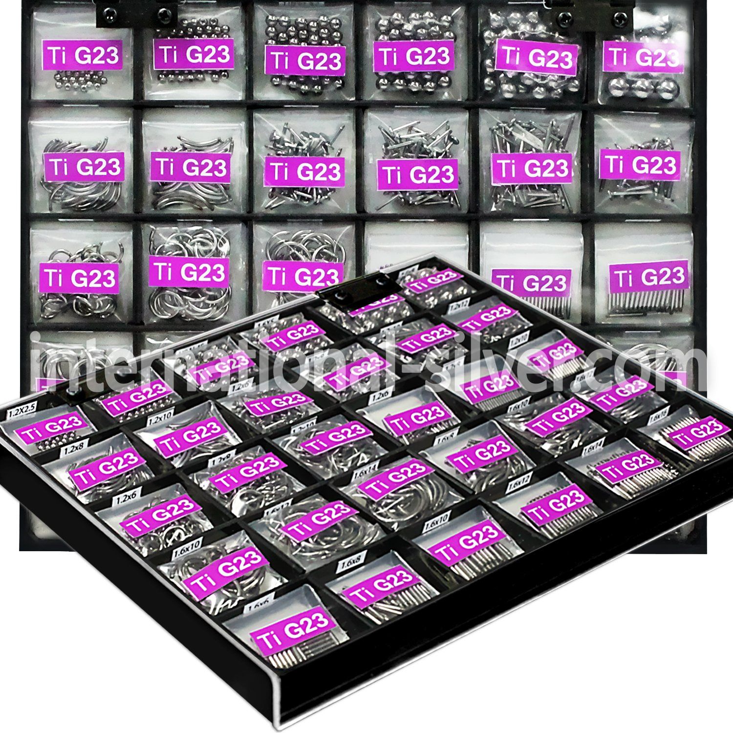 dmbj38 loose body jewelry parts titanium g23 implant grade belly button