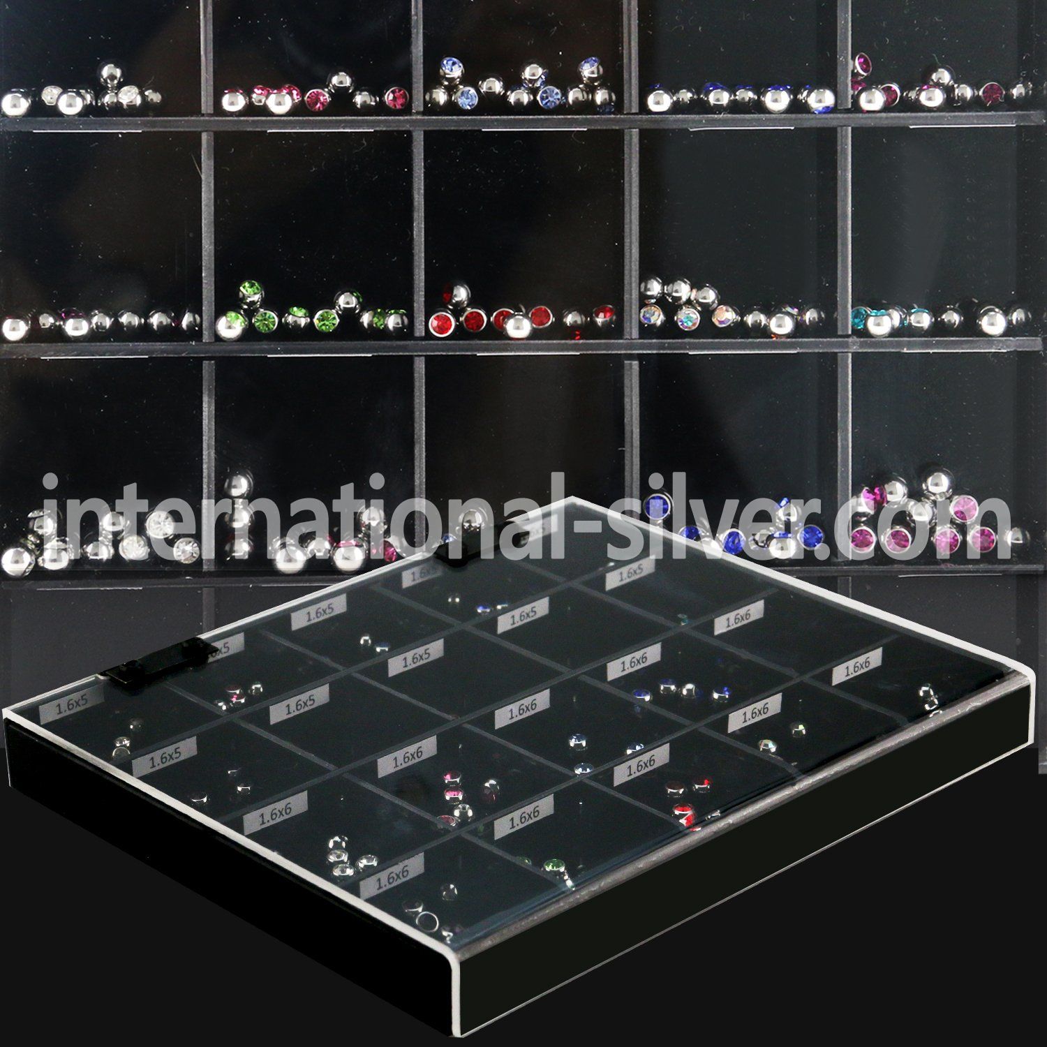 dmbj6 loose body jewelry parts surgical steel 316l belly button