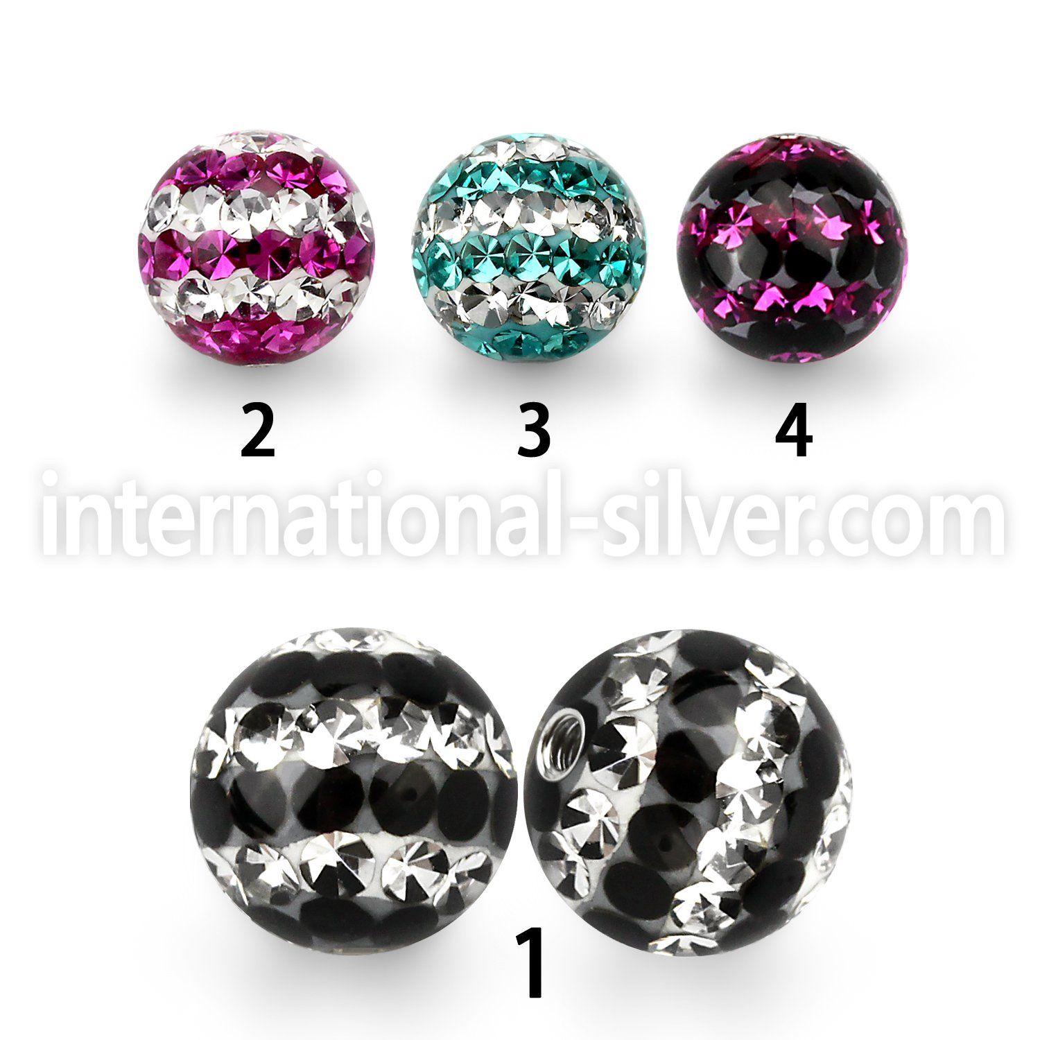 dmfr8 loose body jewelry parts surgical steel 316l belly button