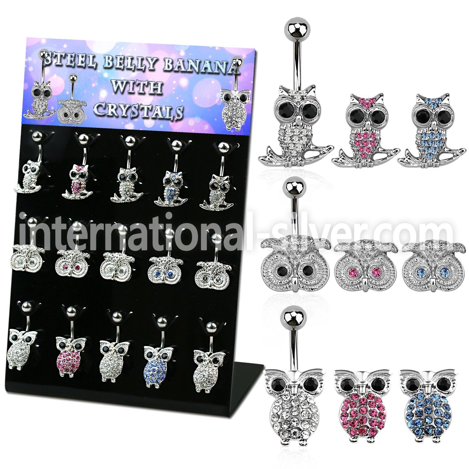 dmix9b belly rings surgical steel 316l belly button