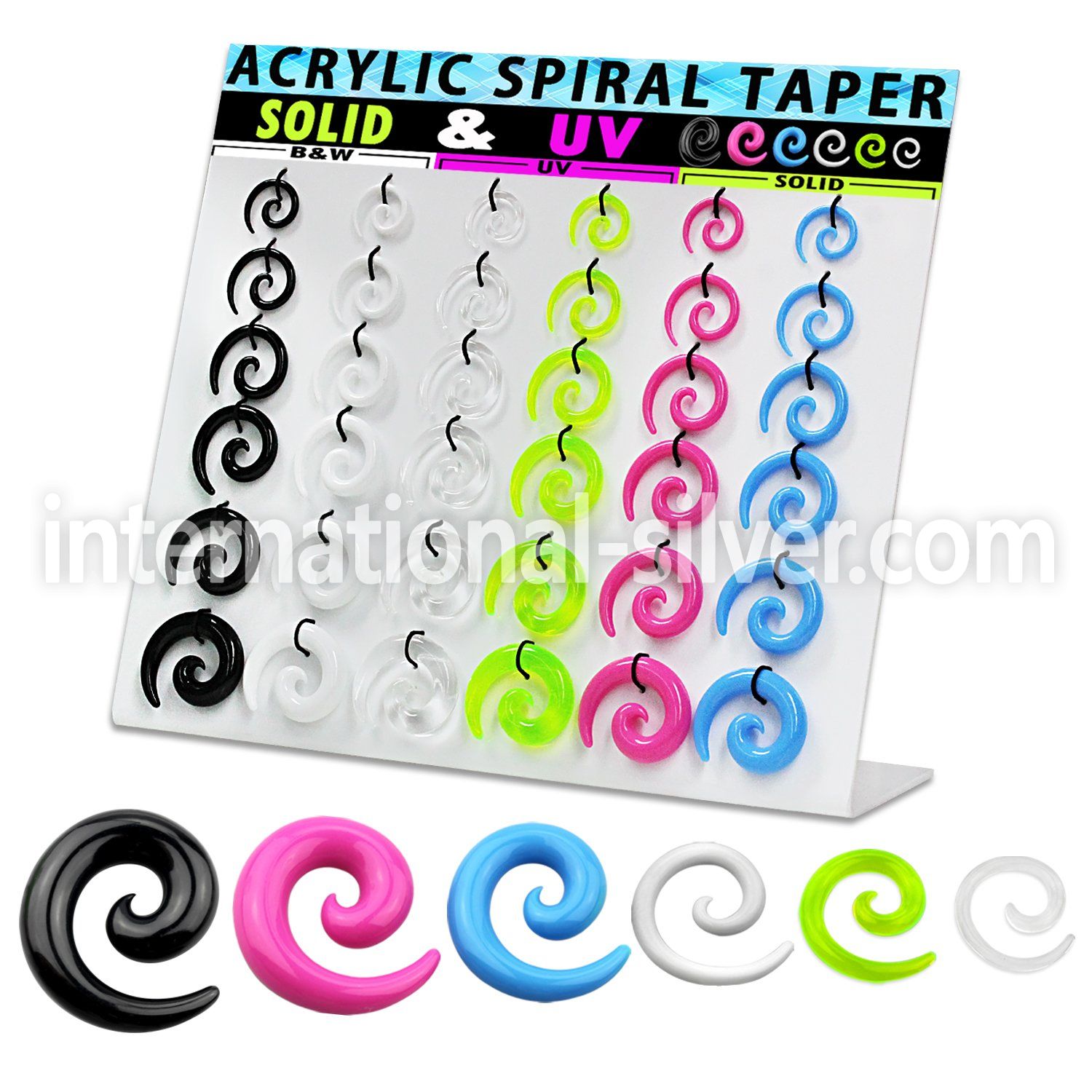 dmxp16 tapers acrylic body jewelry ear lobe
