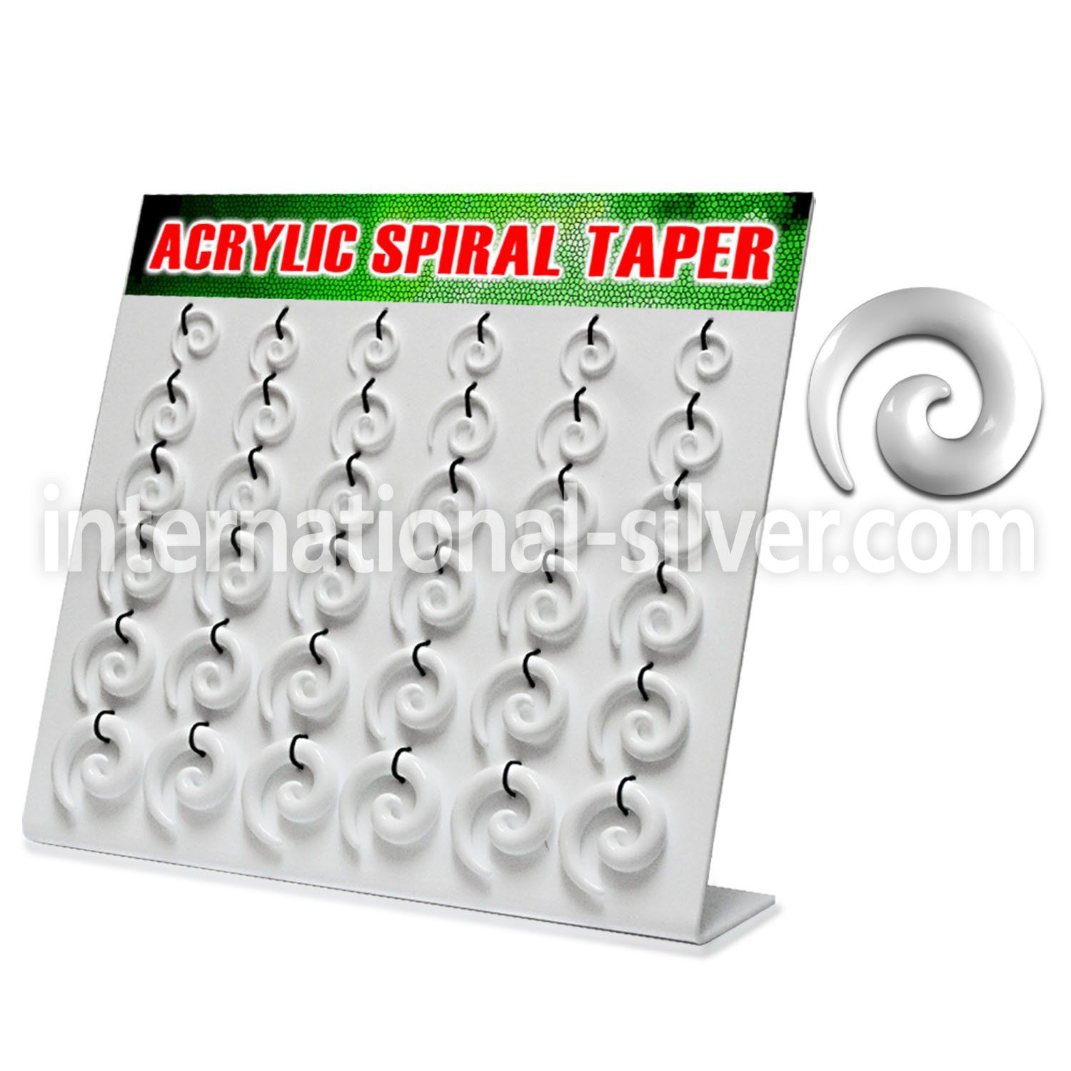 dmxp6b tapers acrylic body jewelry ear lobe