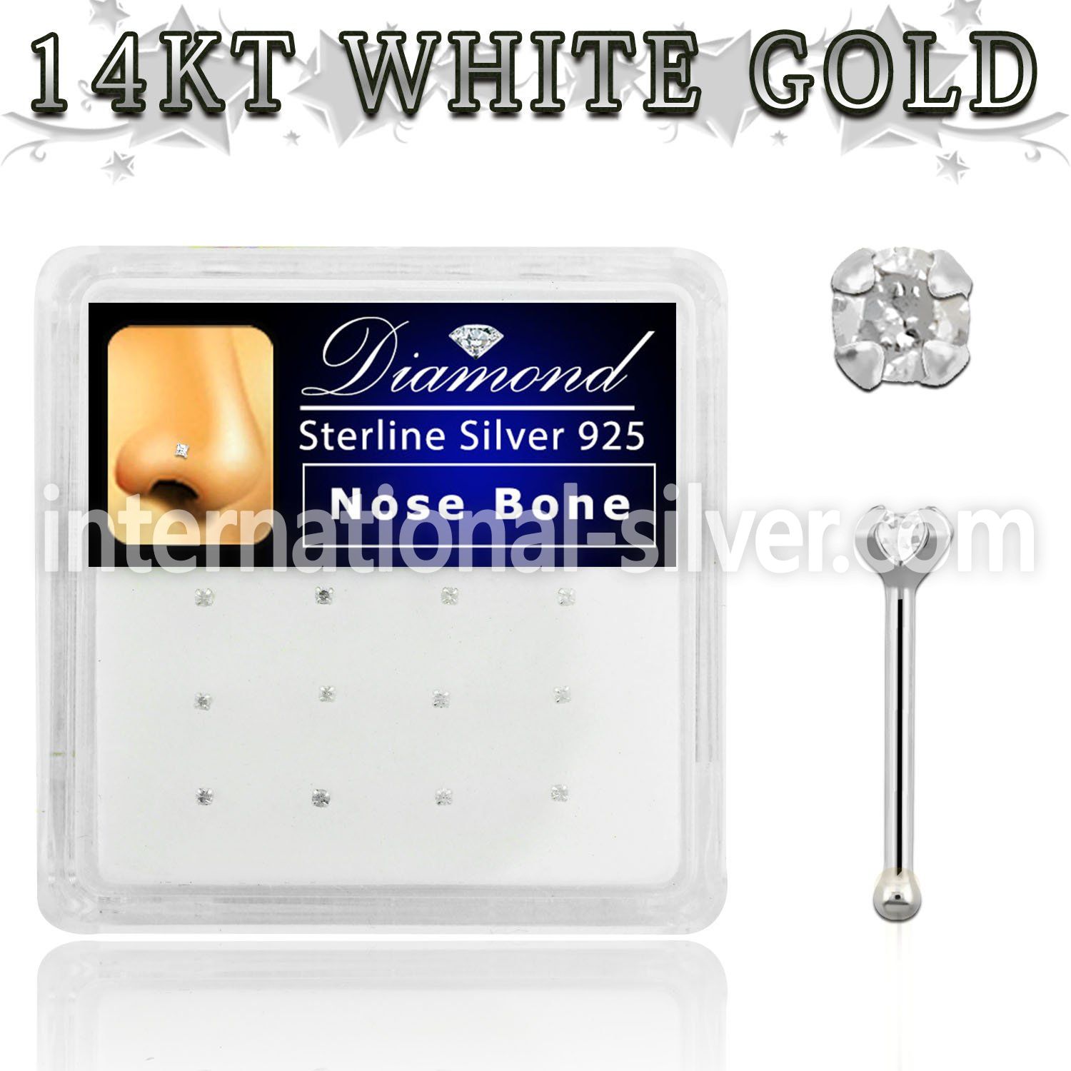 dnbpd nose bone silver 925 nose