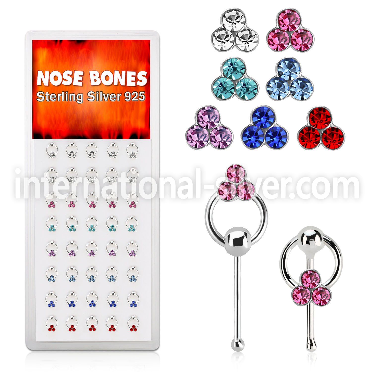 dnbrm4 nose bone silver 925 nose