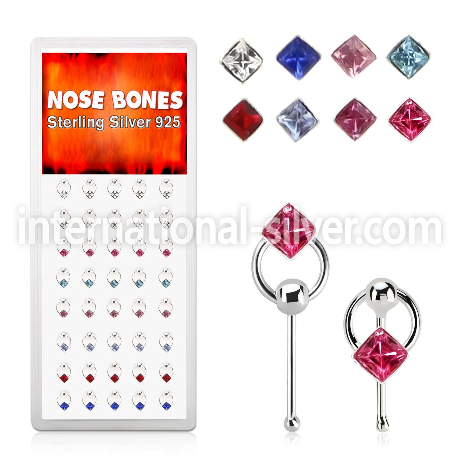 dnbrm5 nose bone silver 925 nose