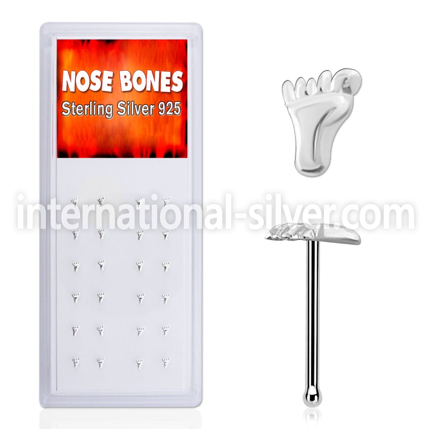 dnbvft nose bone silver 925 nose