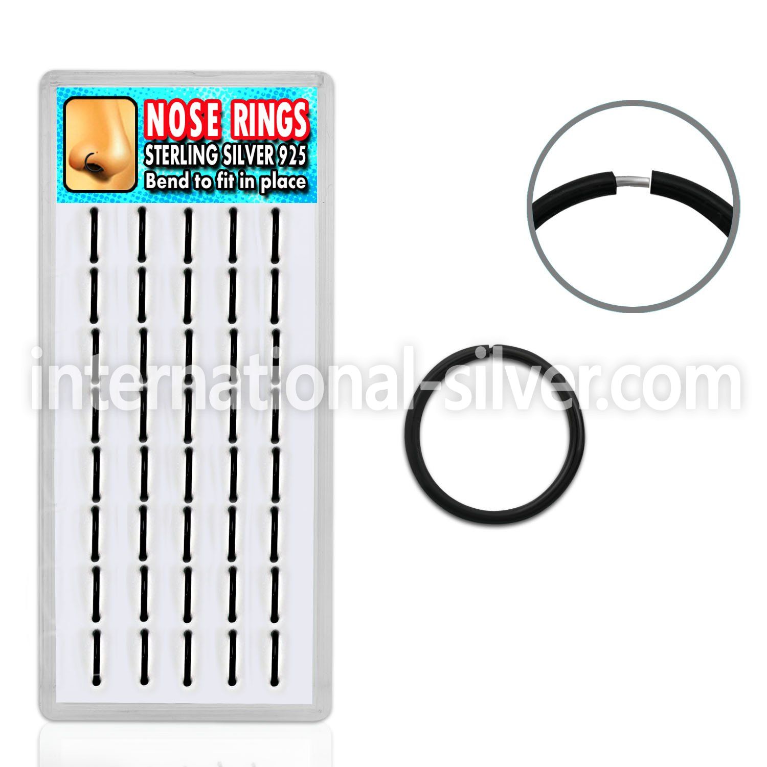 dnsm19 seamless segment rings silver 925 nose