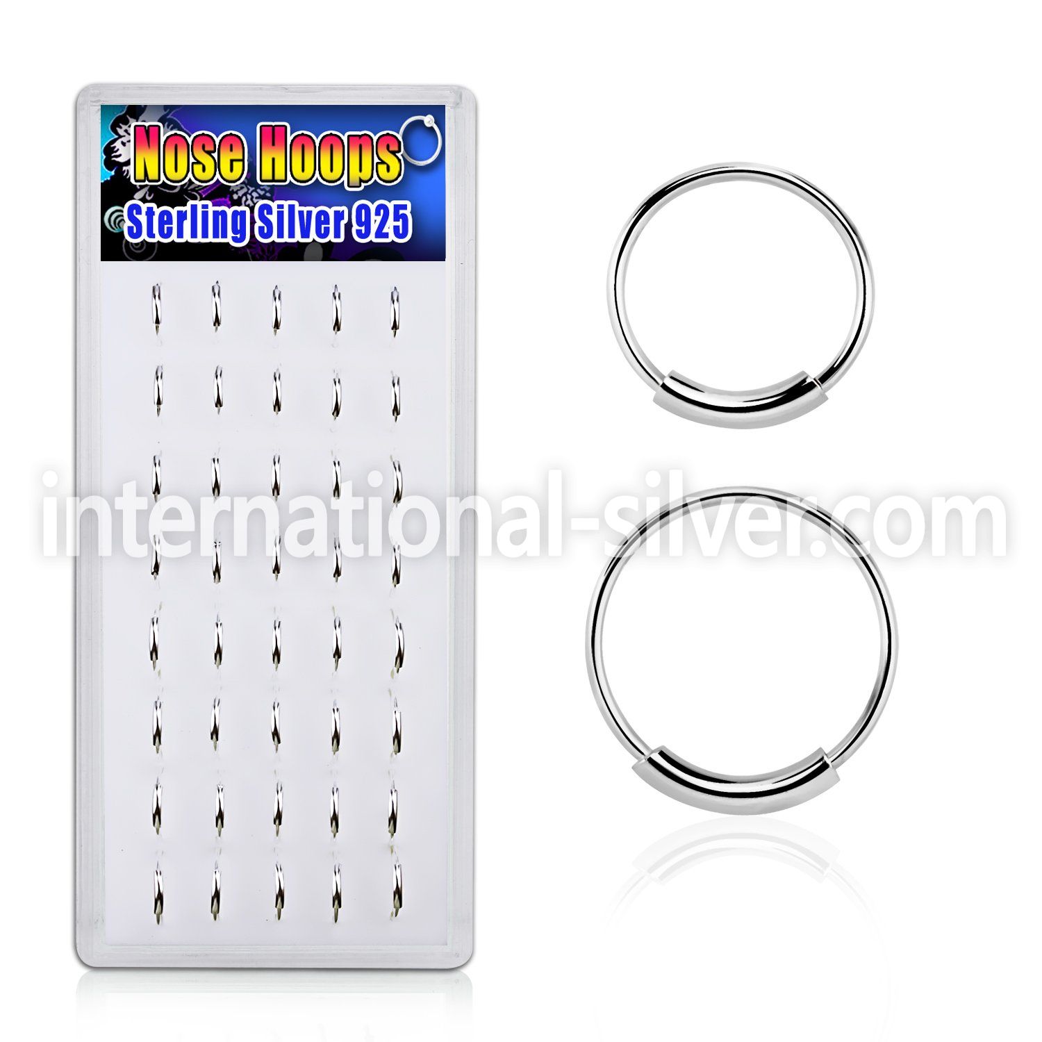 dnsm31 nose hoop silver 925 nose