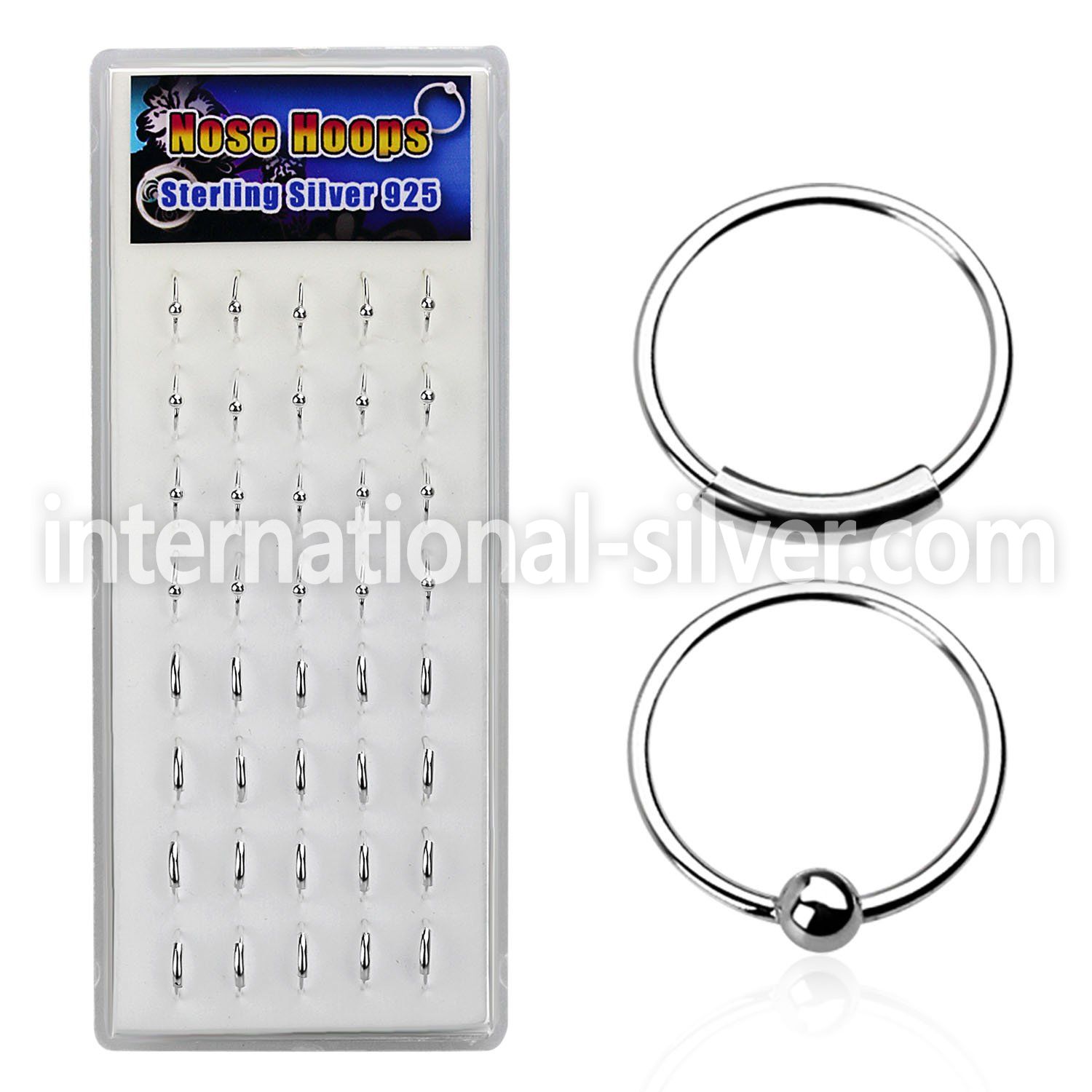 dnsm nose hoop silver 925 nose