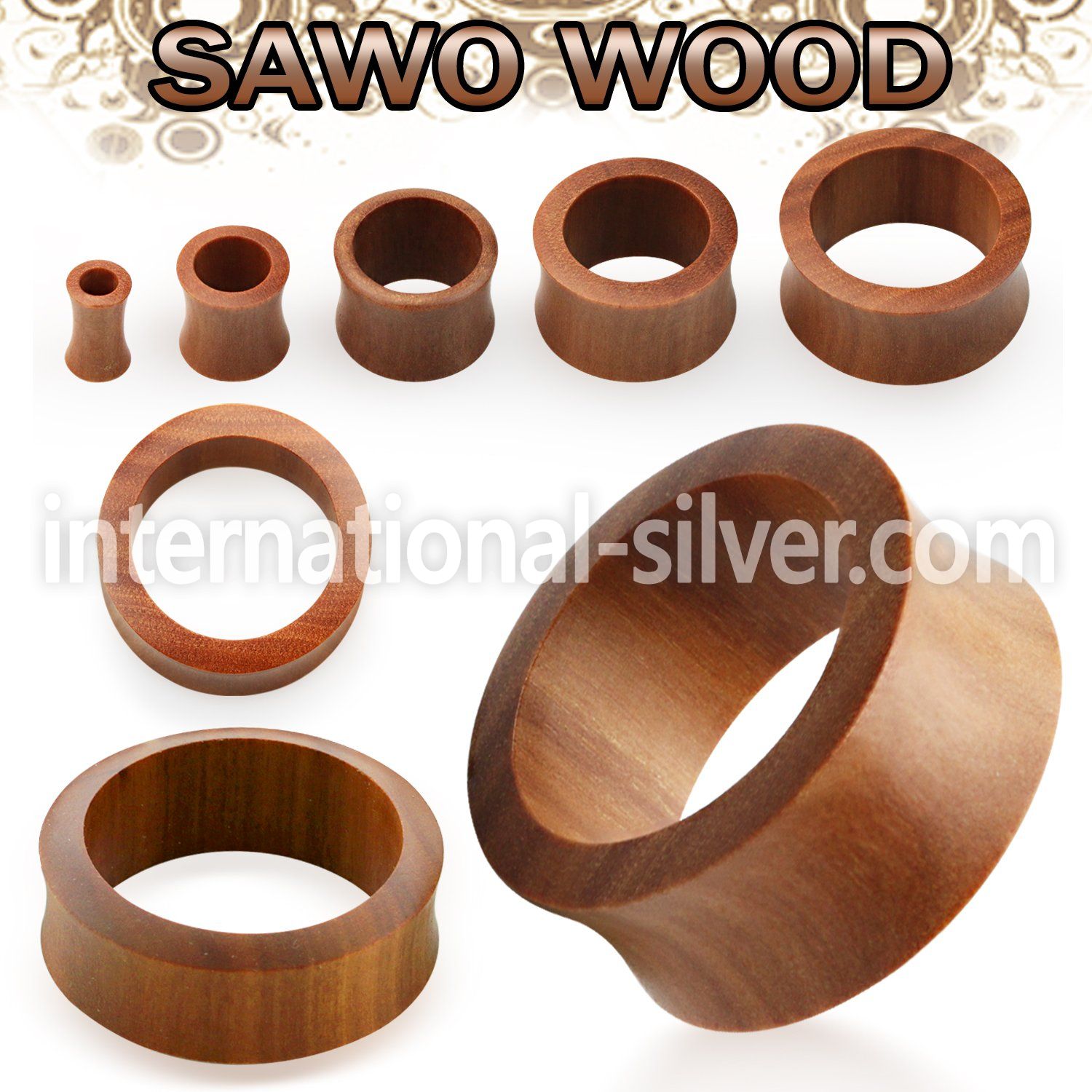 dpws tunnels gauges organic body jewelry ear lobe