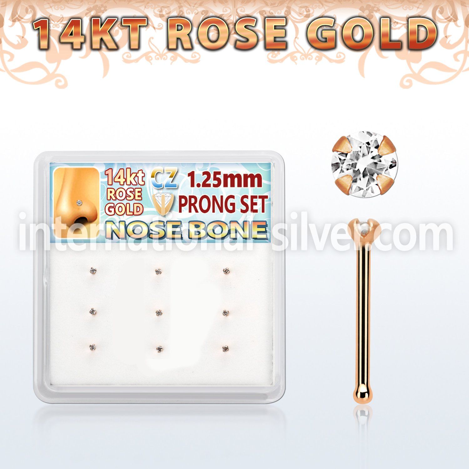 drnb26 nose bone gold nose