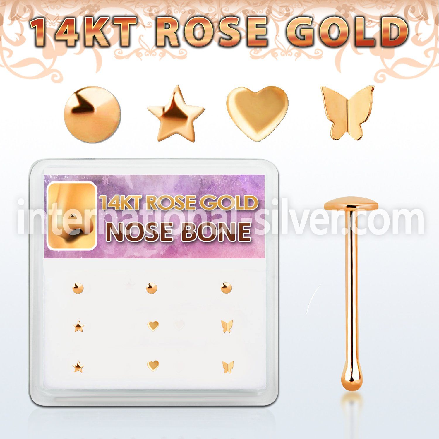 drnb9 nose bone gold nose