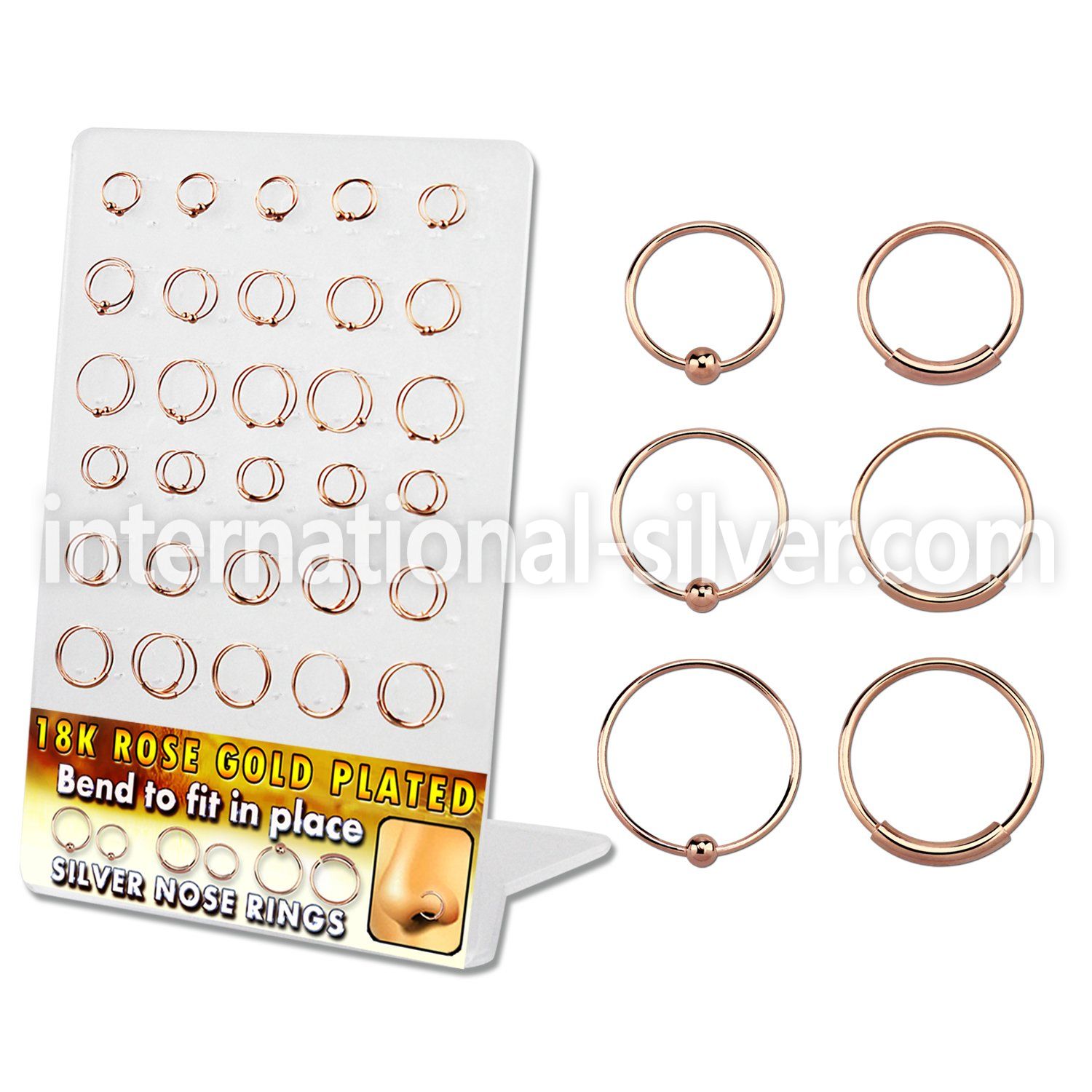 drsgnh nose hoop silver 925 nose