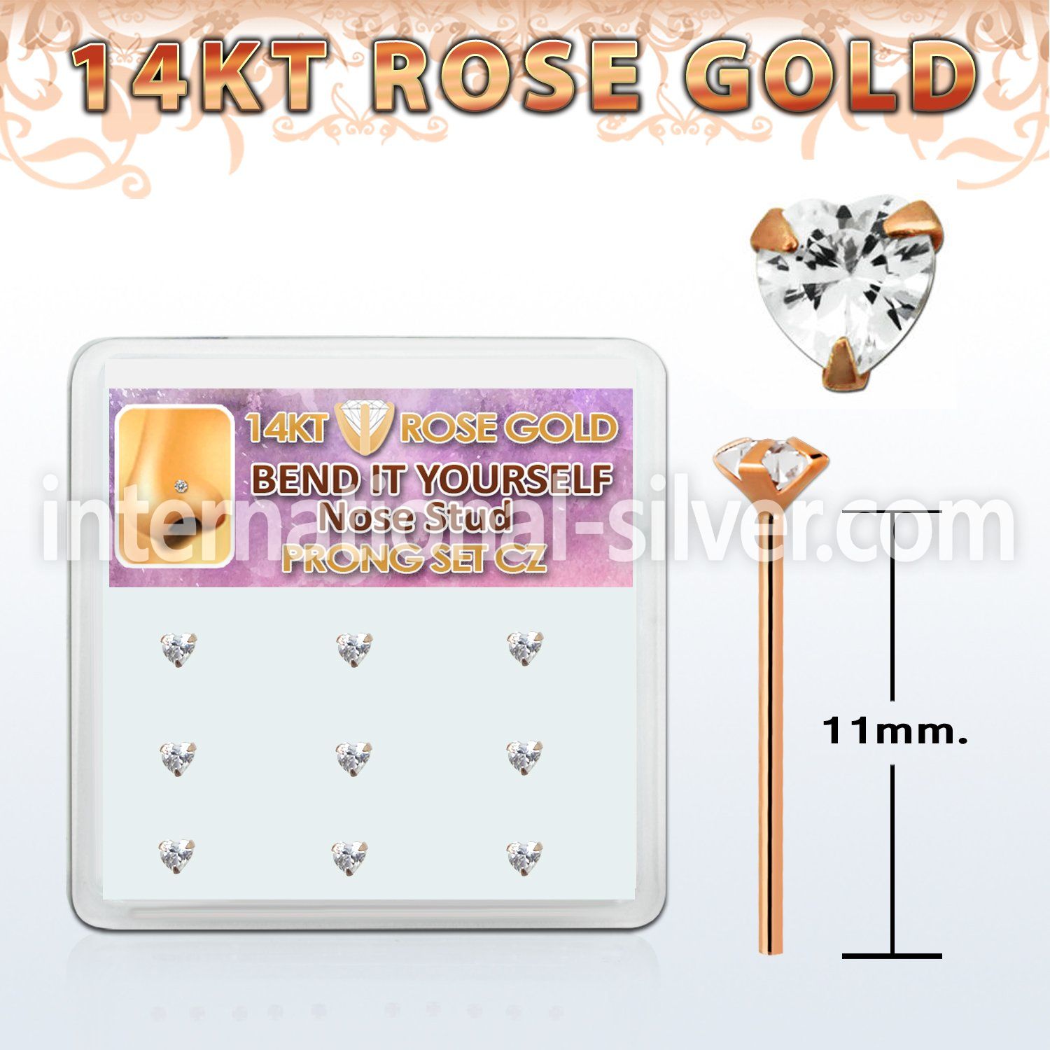 drys22 bend it to fit nose studs gold nose