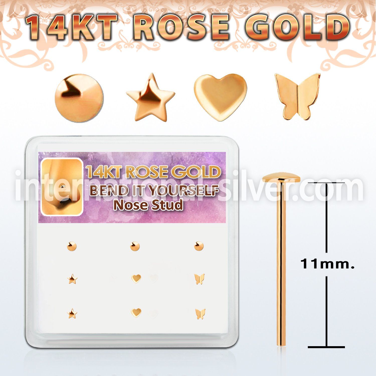 drys2 bend it to fit nose studs gold nose