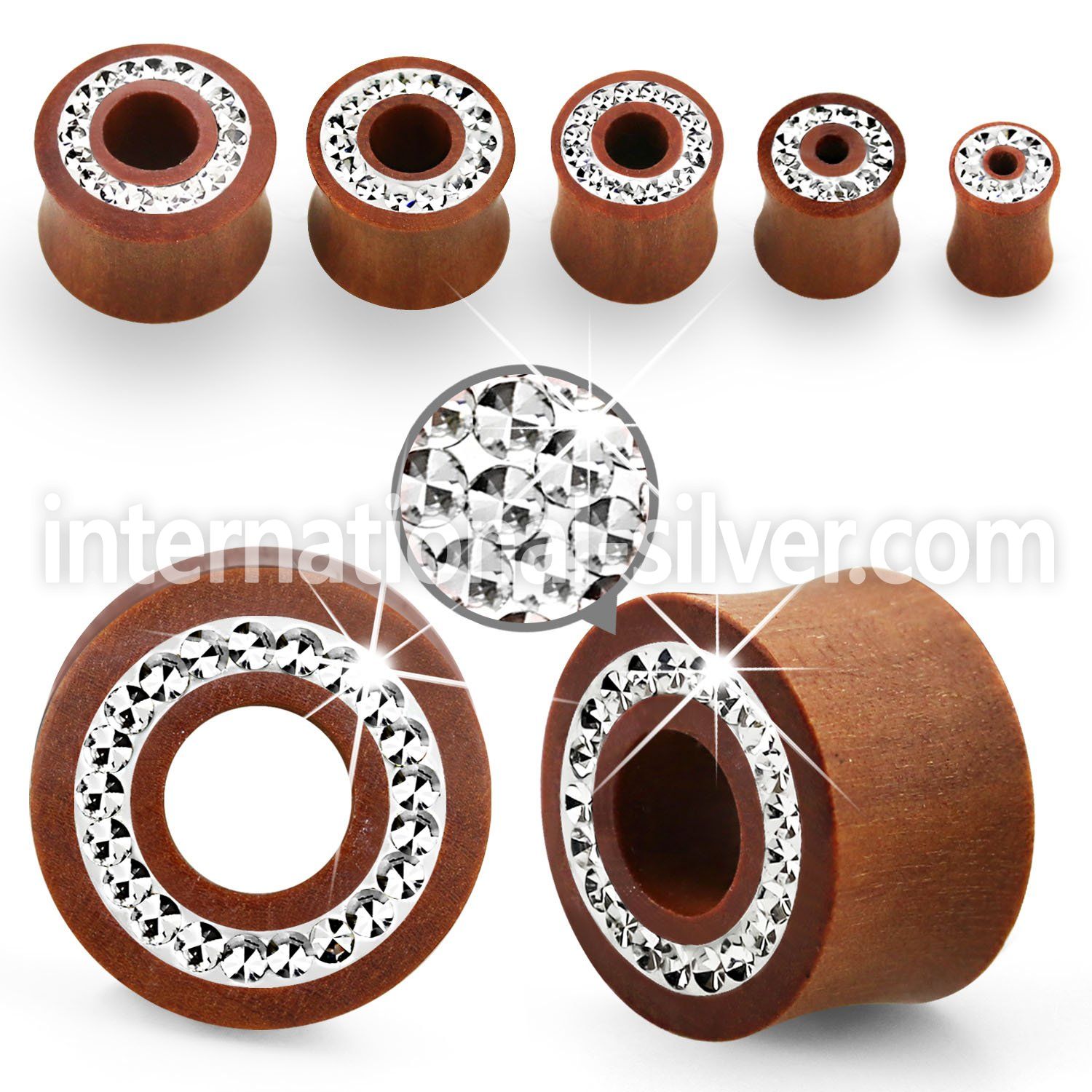 dspmfr tunnels gauges organic body jewelry ear lobe