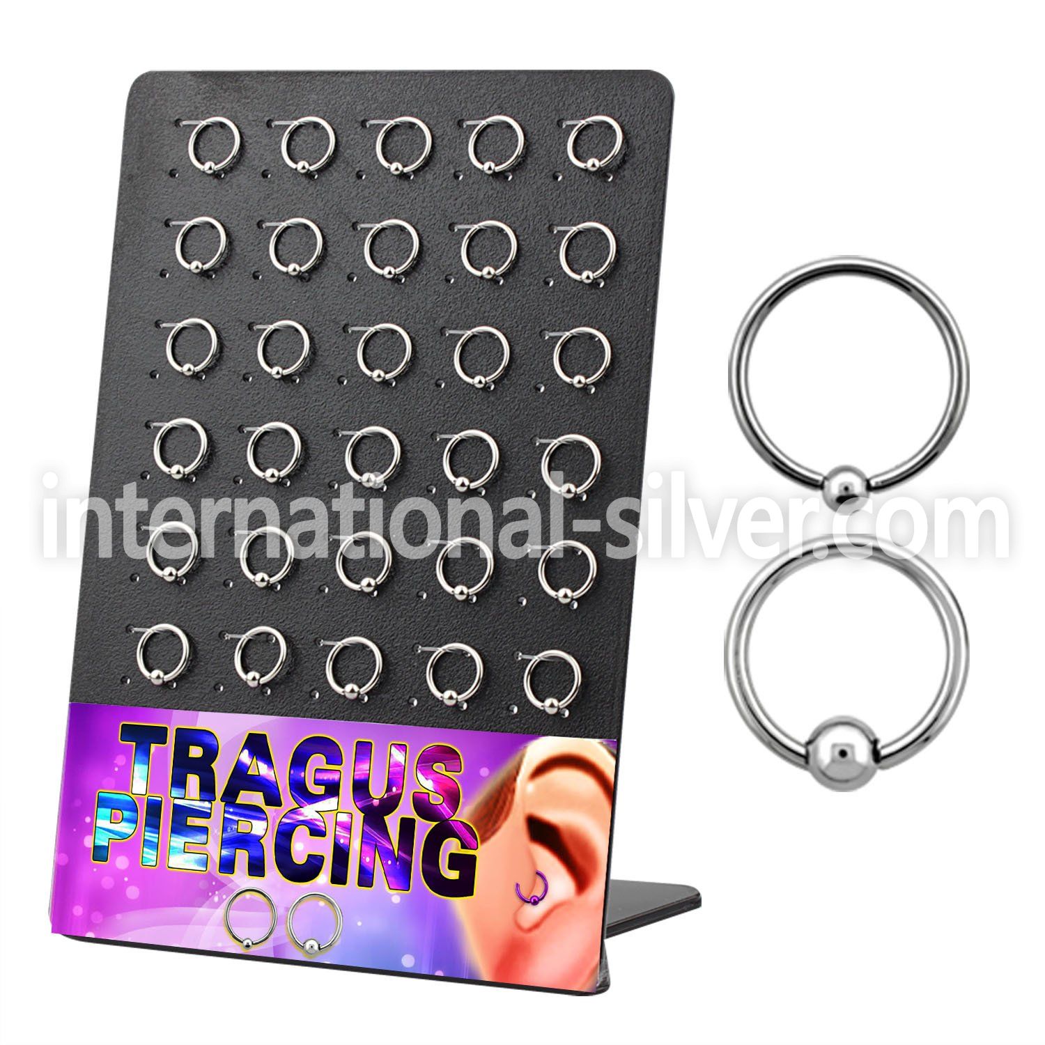 dtrg5 hoops captive rings surgical steel 316l helix