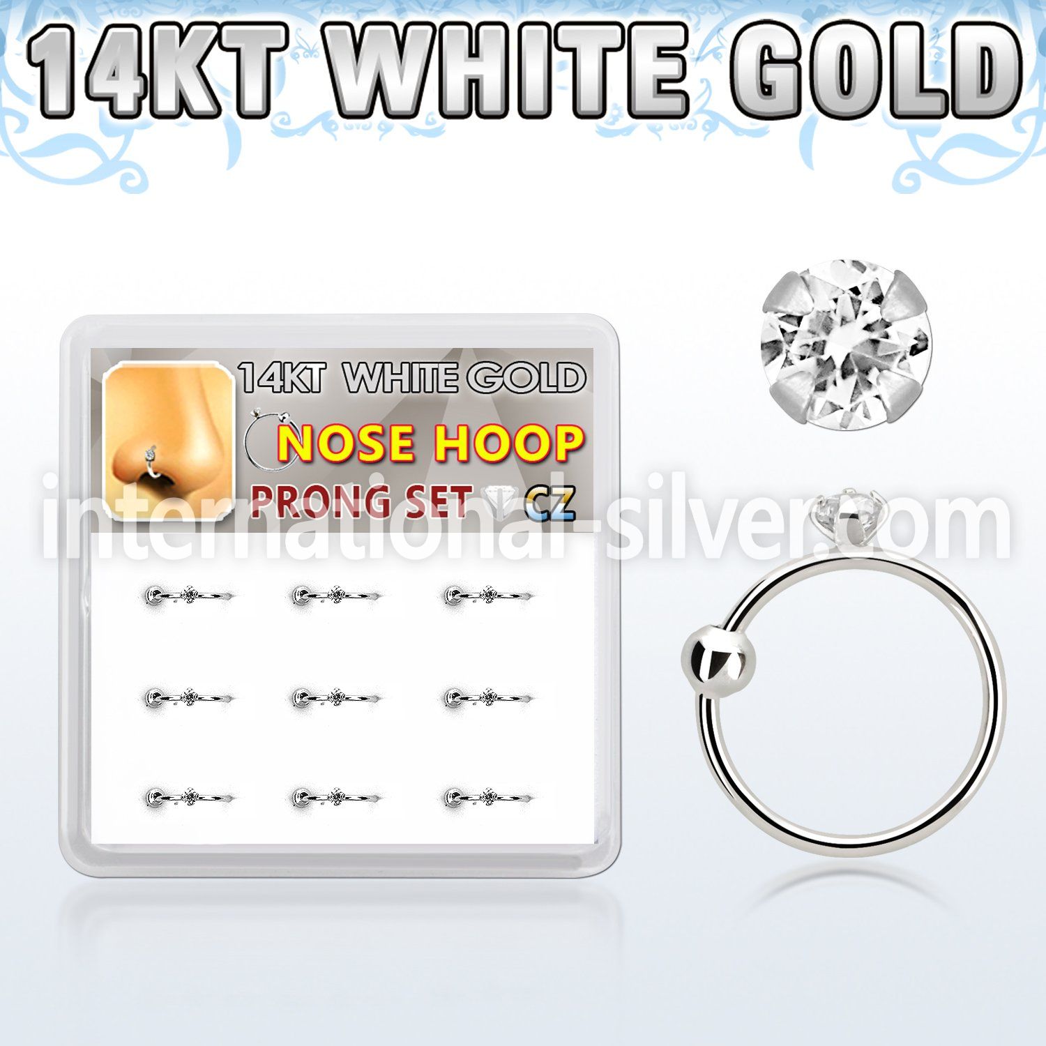 dw14nh4 nose hoop gold nose