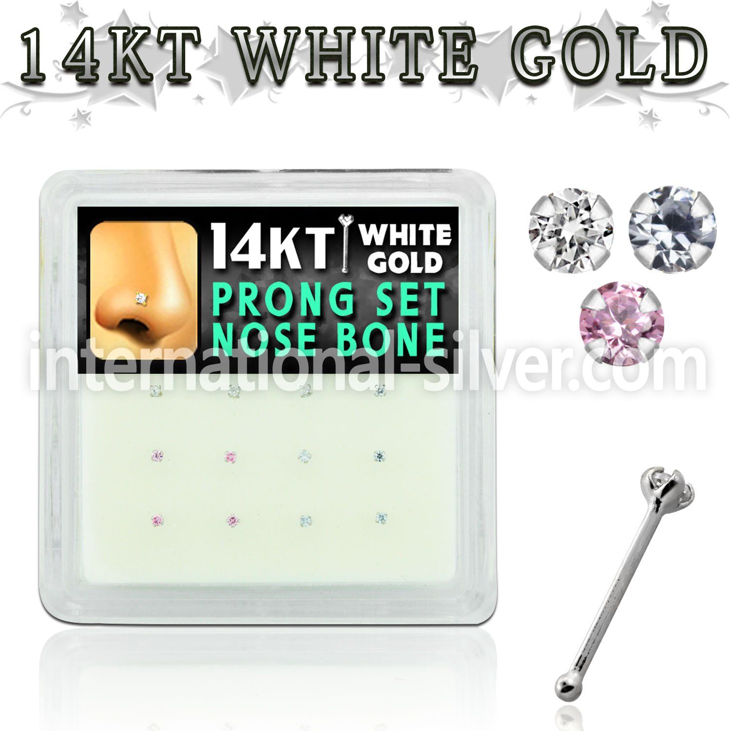 dwnb7 nose bone gold nose