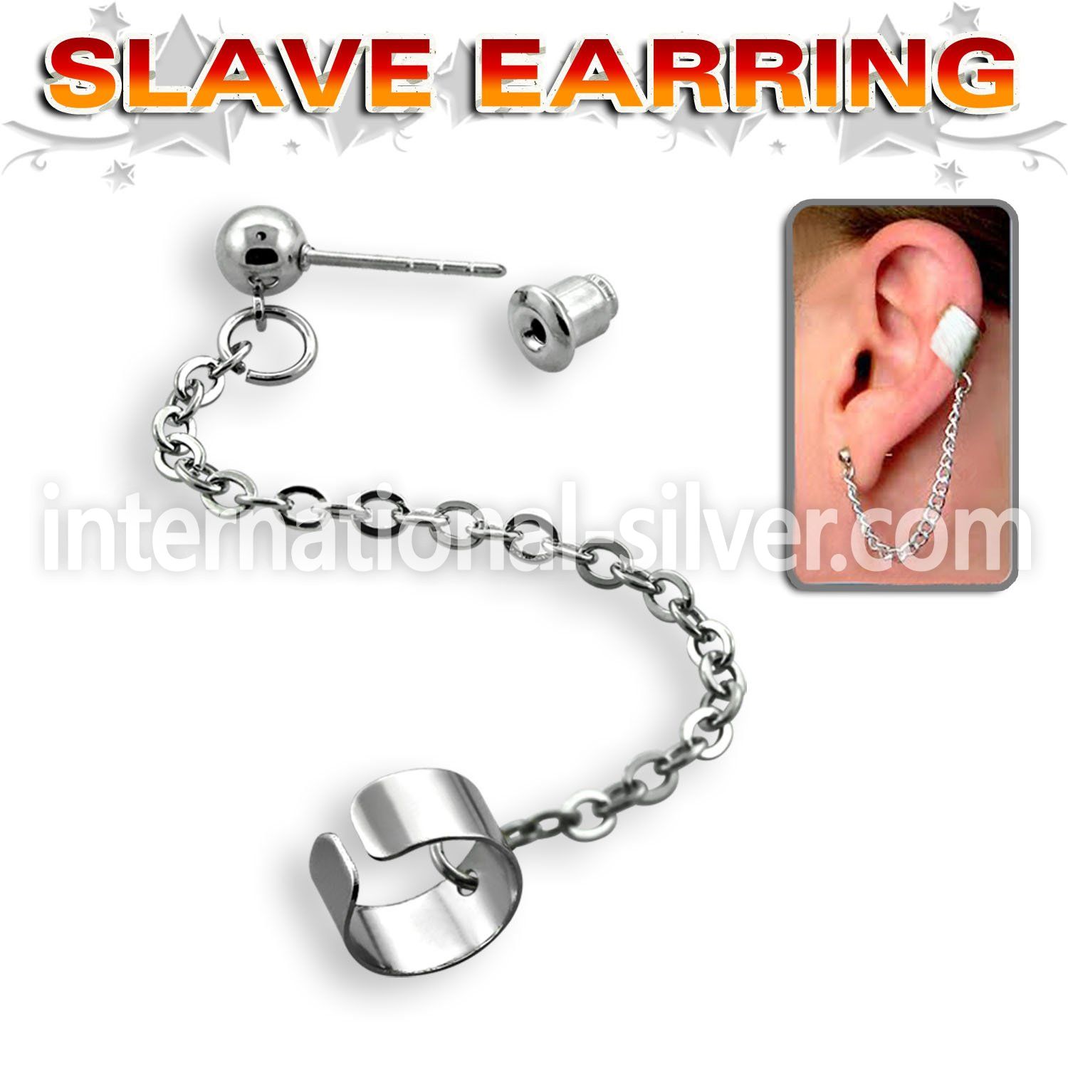 er246 fake illusion hoops surgical steel 316l belly button