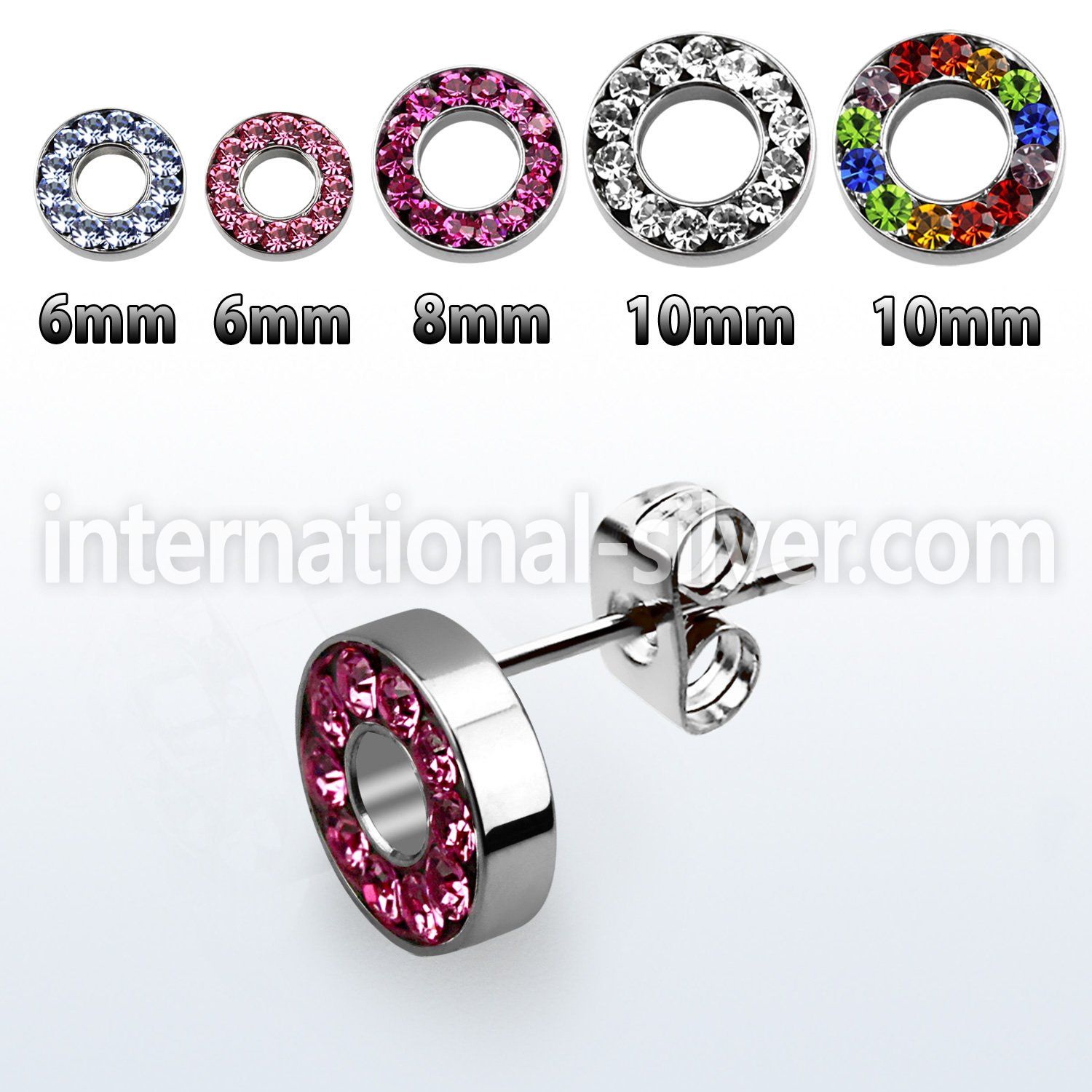 erfrdc cheaters  illusion plugs and tapers surgical steel 316l ear lobe