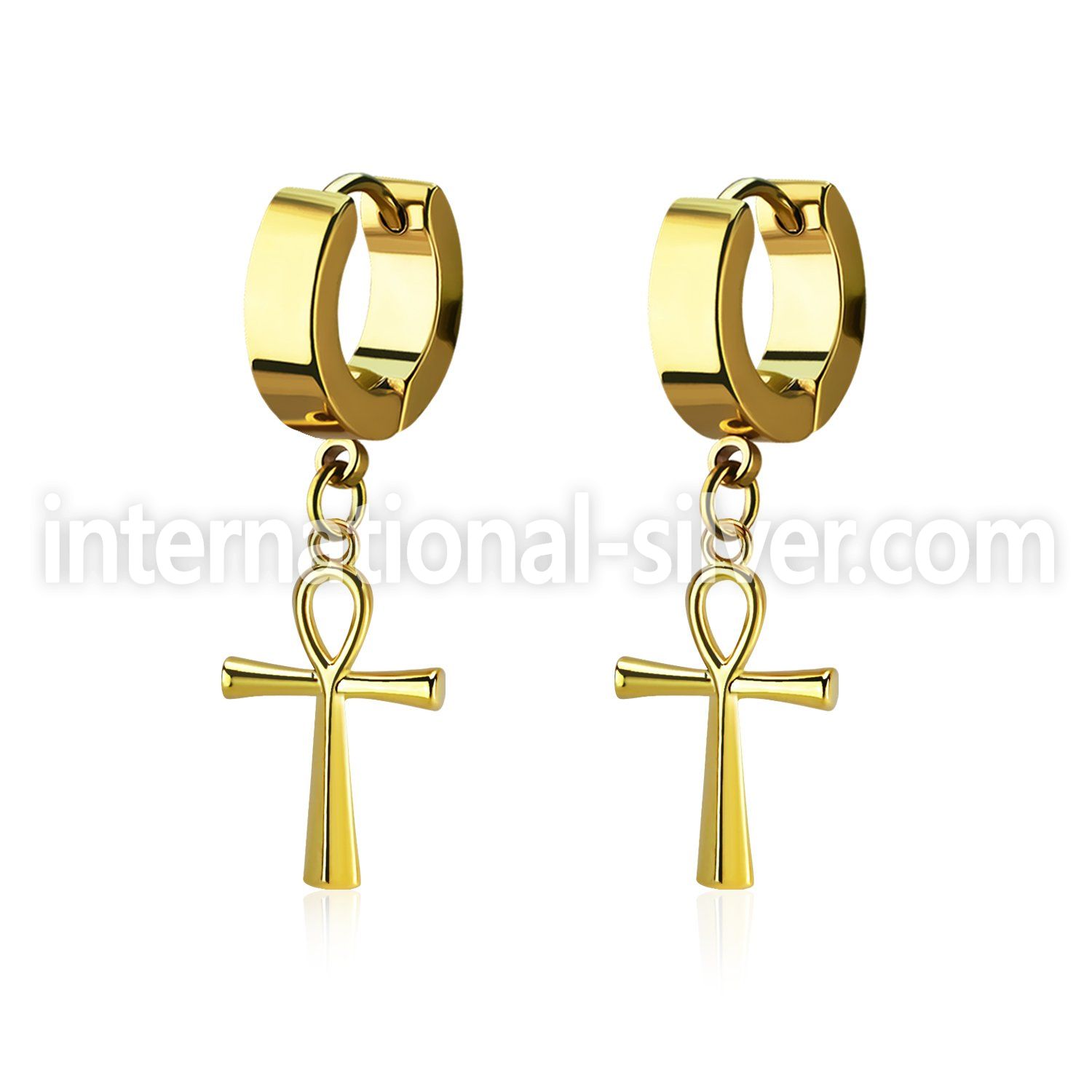 erg769 anodized surgical steel huggie piercing