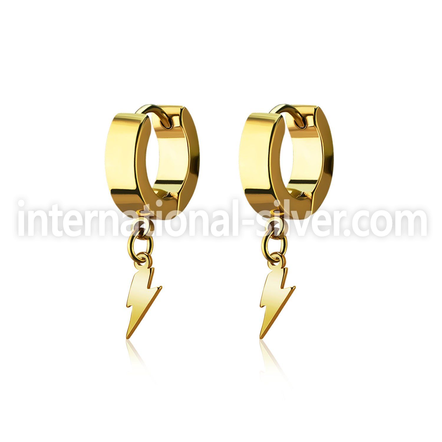 erglit anodized surgical steel +huggie choose  piercing