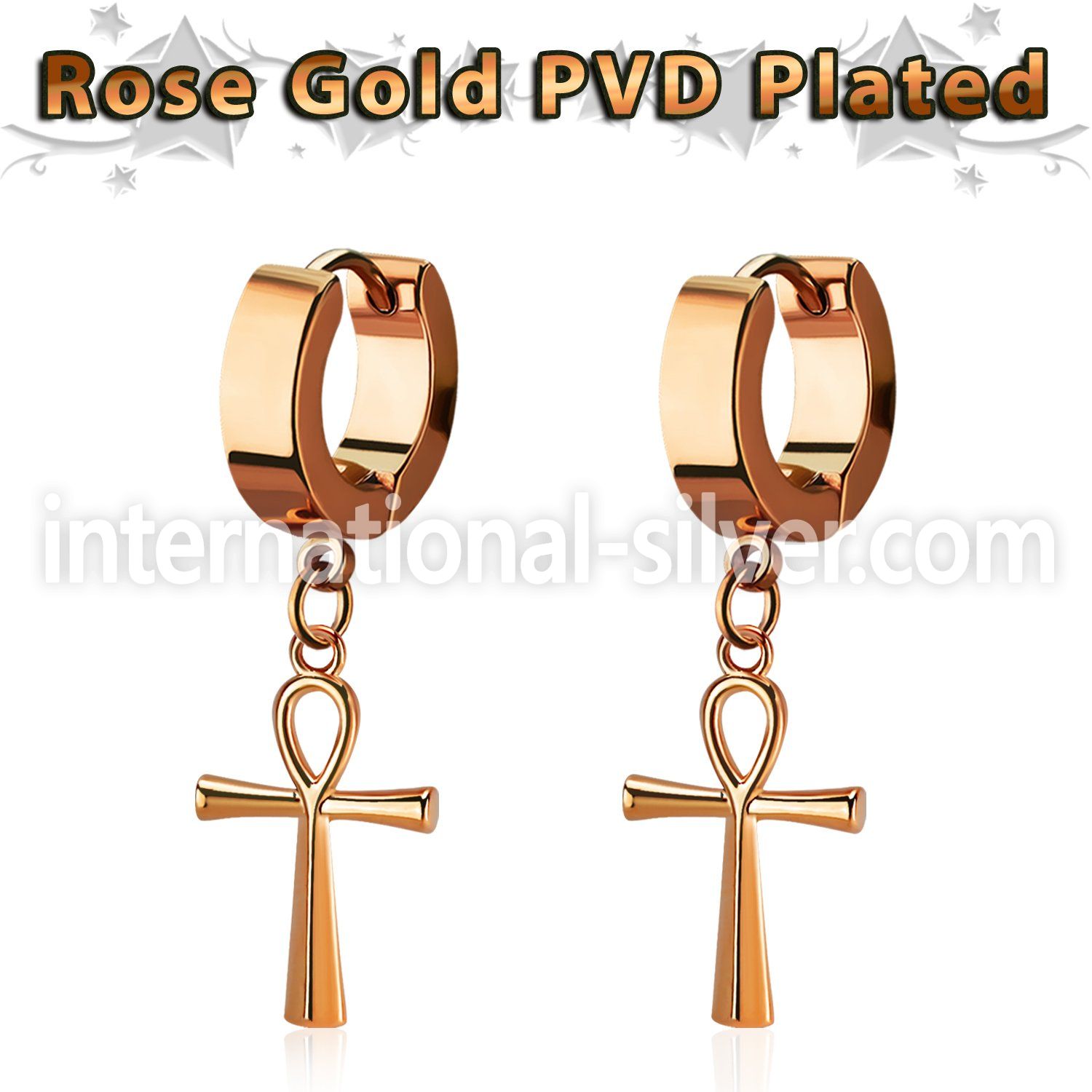 err769 anodized surgical steel huggie piercing